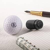 Vista 6 de STAMTECH Sello de pelota de golf personalizado: añade un toque personal a tu juego de golf con sello de pelota de golf reutilizable personalizado