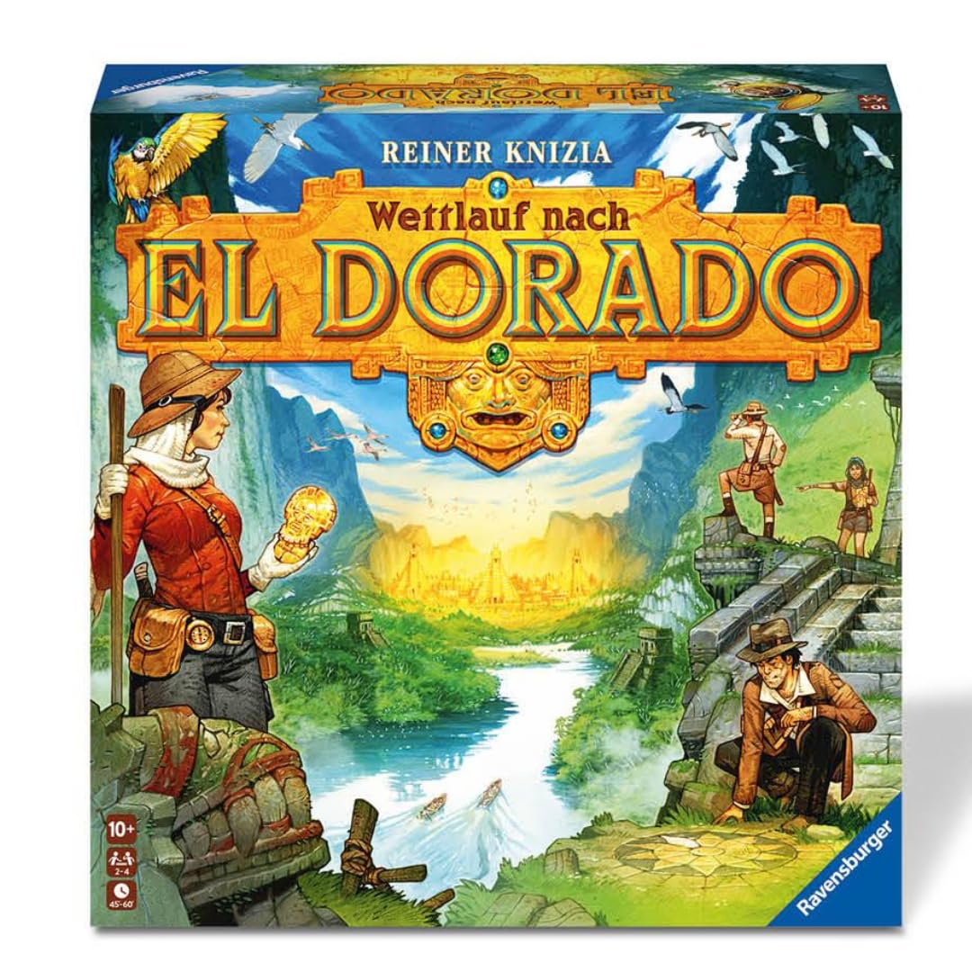Ravensburger - El Dorado, Gioco da tavolo famiglia +10 anni, 2-4 giocatori