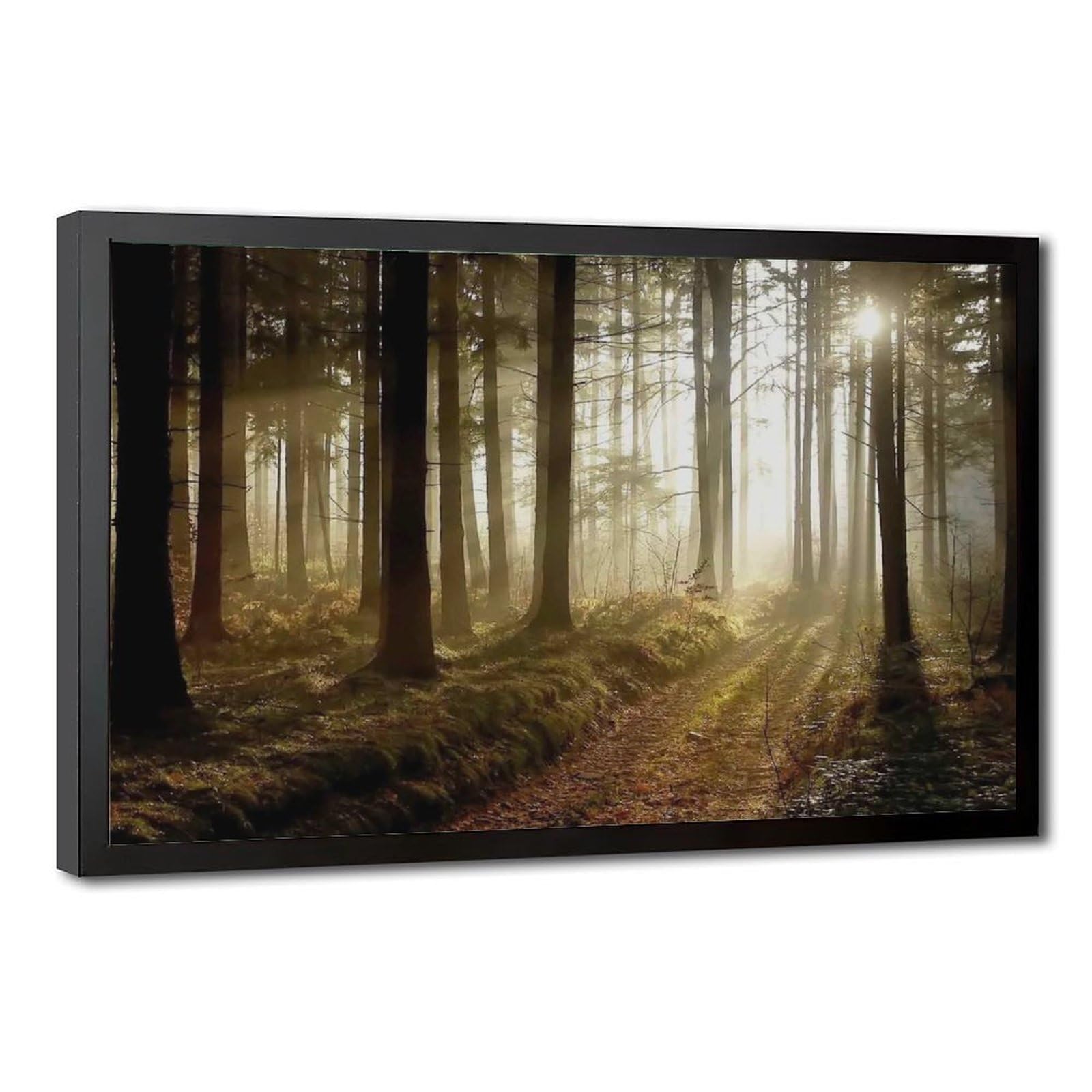 Bareronor Forest Landscape Poster Canvas Poster Bedroom Decor Landscape Office Room Decor Gift 24" L X 36" W