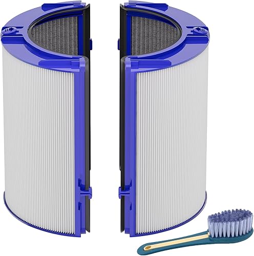 Leemone Filtro de carbono HEPA 2 en 1 para Dyson PH01 HP06 TP06 HP07 TP07 HP09 TP09 TP10 HP10 Puri-fier de aire de vidrio combinado de 360,