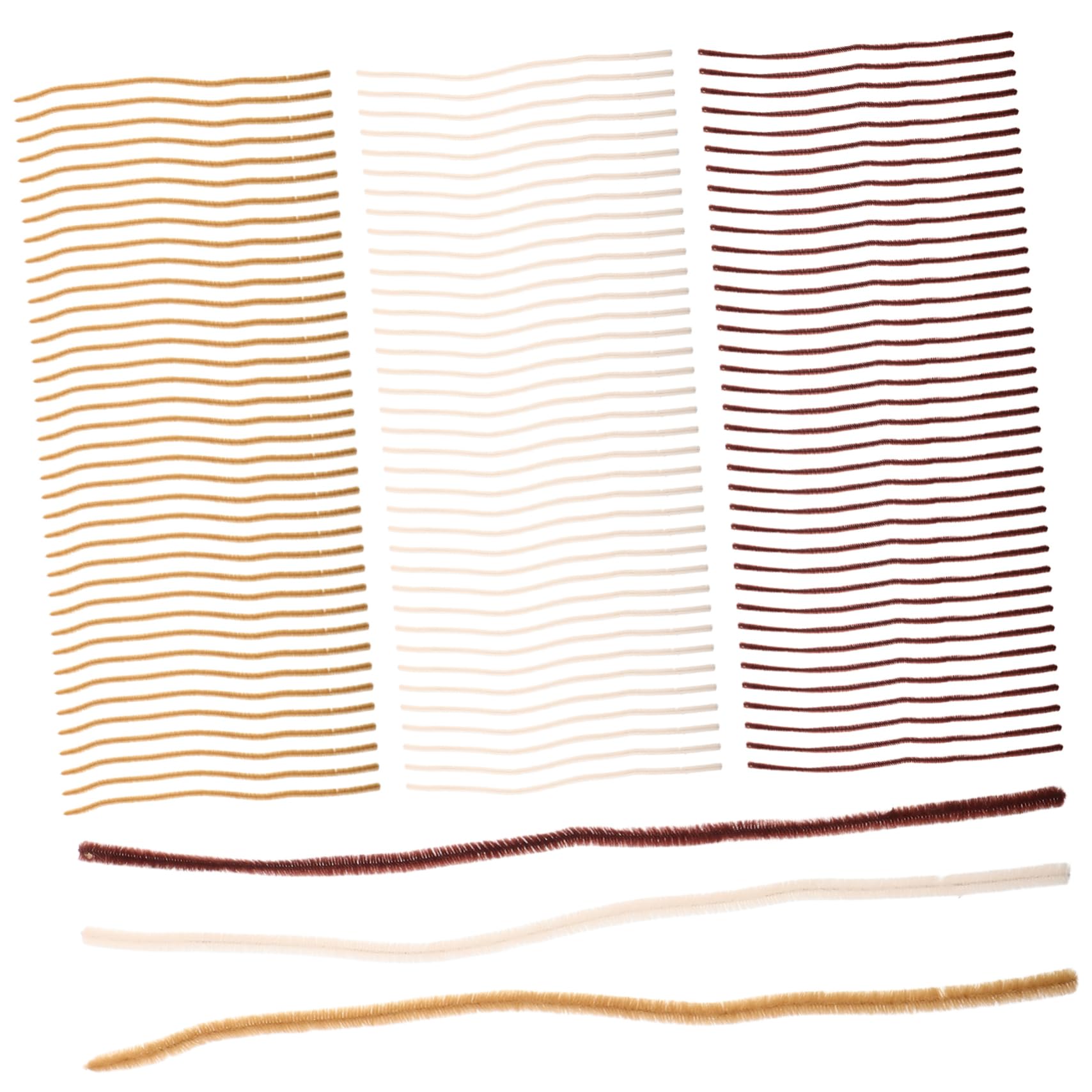 SEWACC 300pcs Thick Stems Fluffy Pipe Cleaners Non-Shedding Chenille Craft Supplies for Boys and Girls Art Projects DIY Pipe Cleaners Chalk Craft Sticks Christmas Decorations