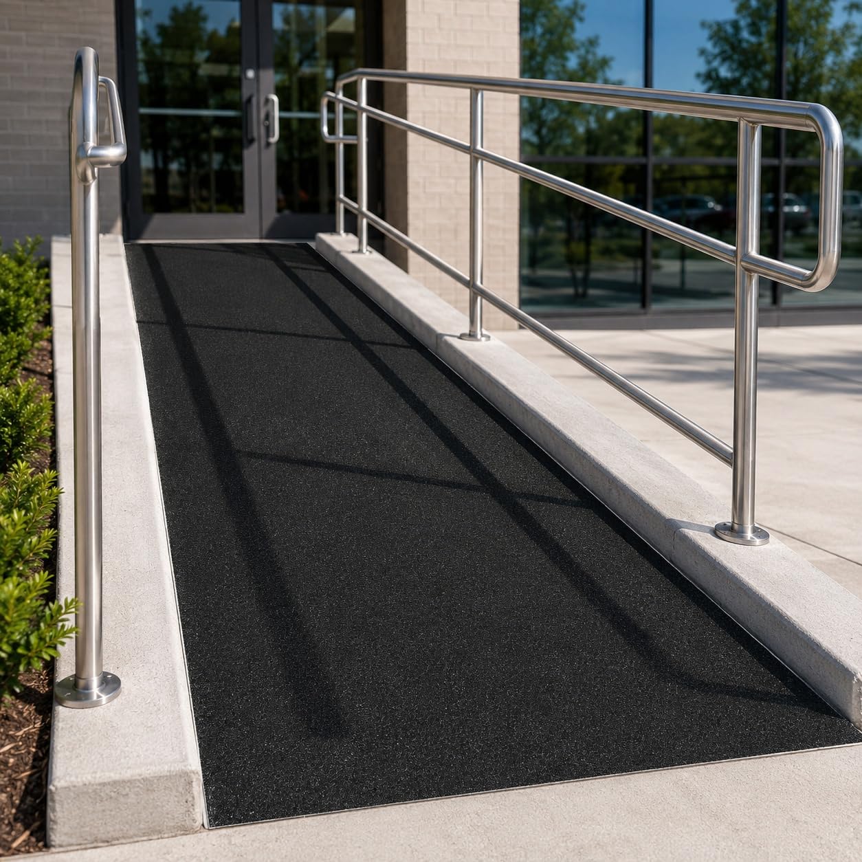 Black Anti Slip Tape 12in x 20ft, 80 Grit Waterproof Non Skid Grip Tape Roll for Ramps, Decks, Boat Decks, Warehouse Floors, Garages, Indoor & Outdoor Use