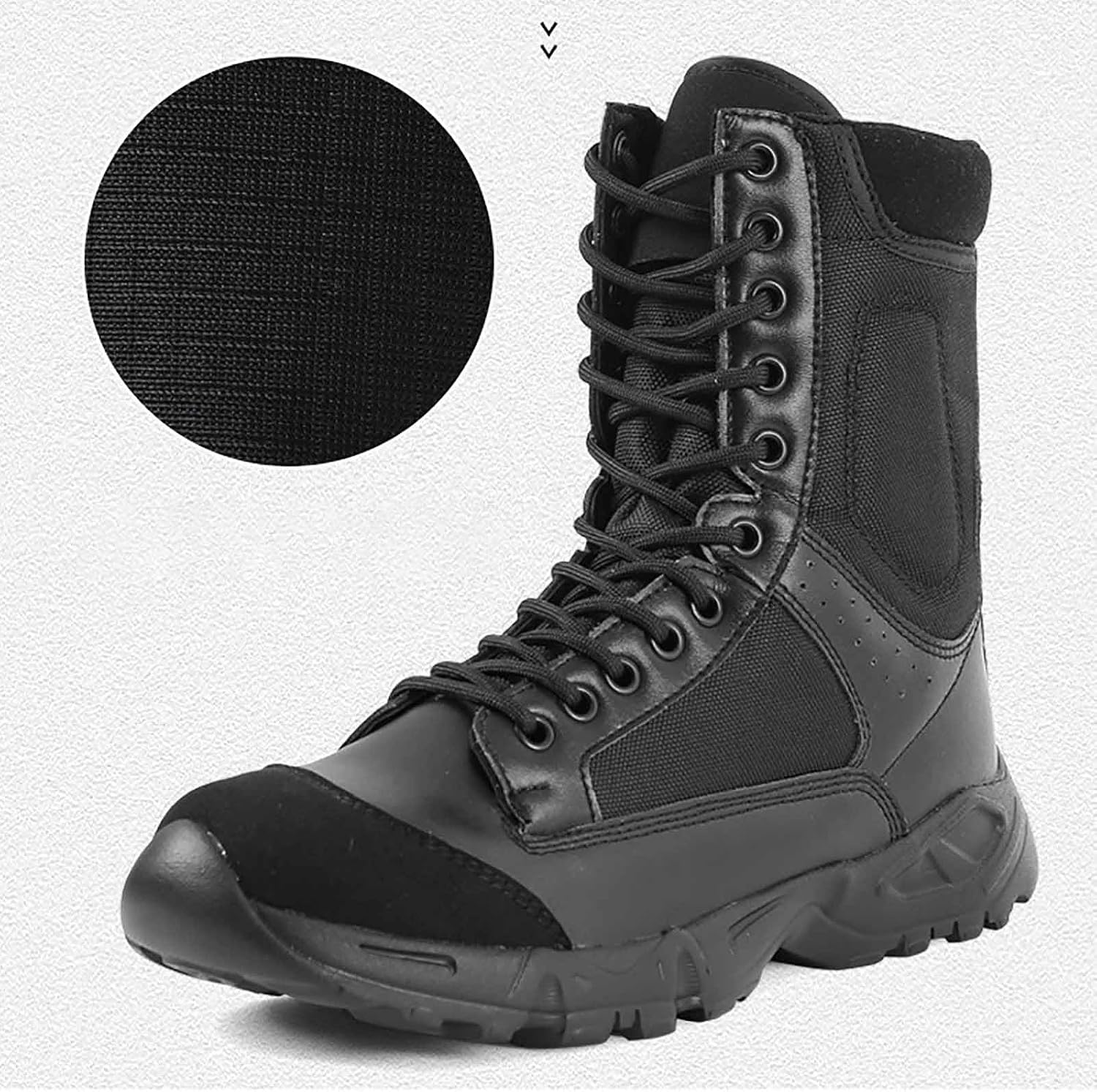 CLSQLXYJZC Men's Tactical Army Boots, breathable jungle Desert Combat Boots Water Resistant Lightweight Hiking Boots Military Work Boots Men Jungle Boots