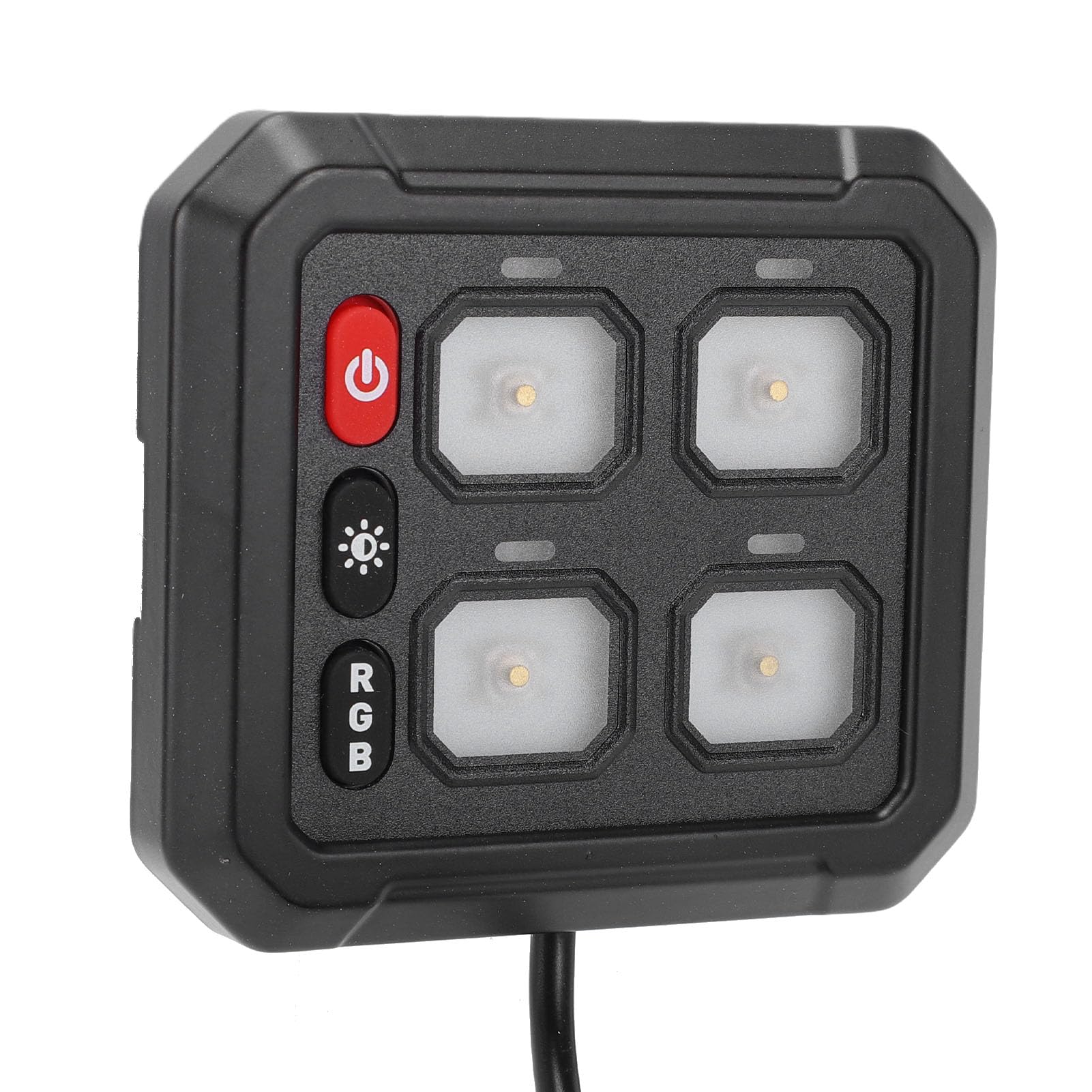 Akozon Panel Przełączników światła RGB z 4 Grupami, Automatycznie