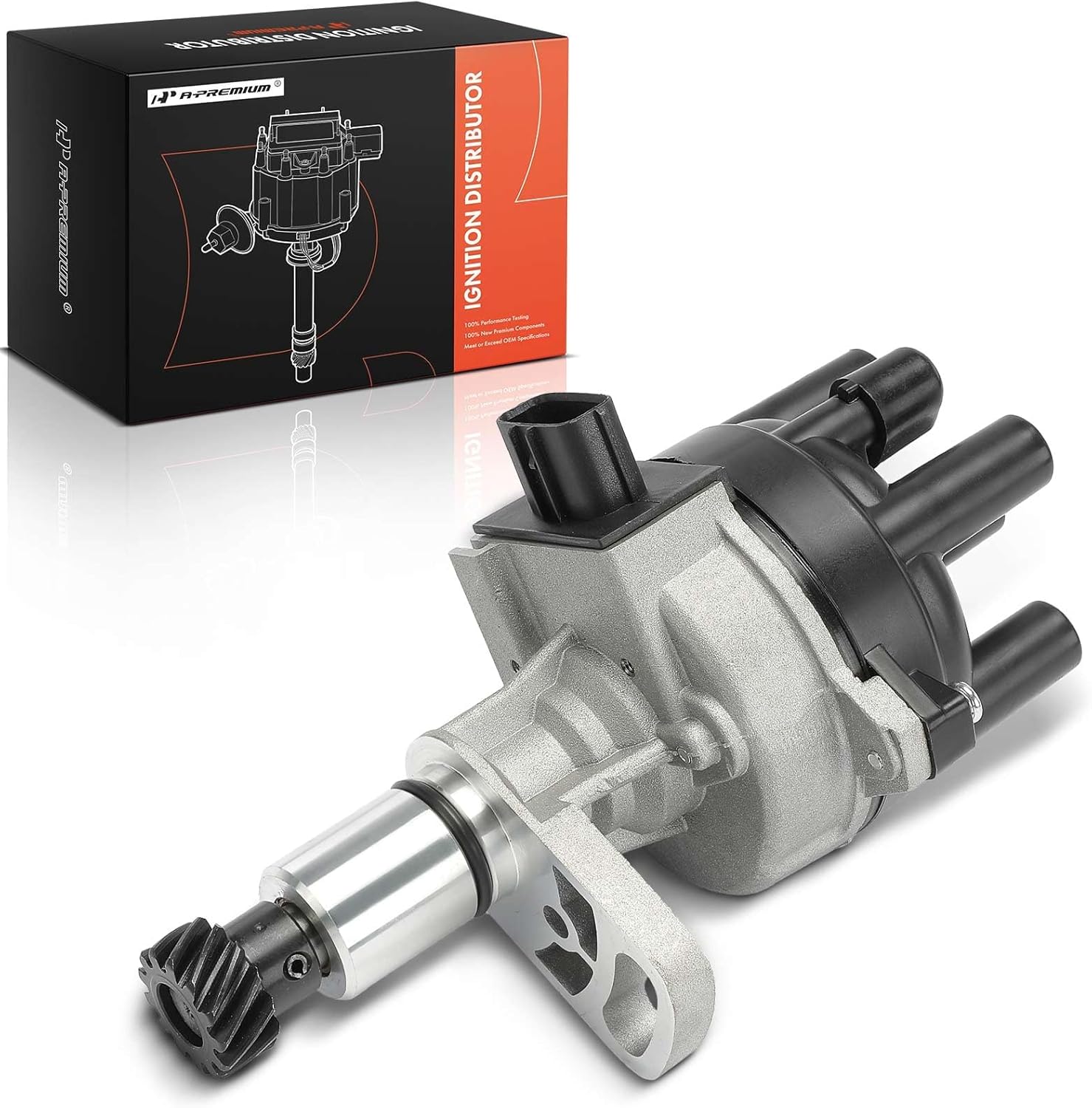 A-Premium Ignition Distributor with Cap and Rotor Compatible with Suzuki Sidekick 1991-1995 & Geo Tracker 1991-1995, 1.6L