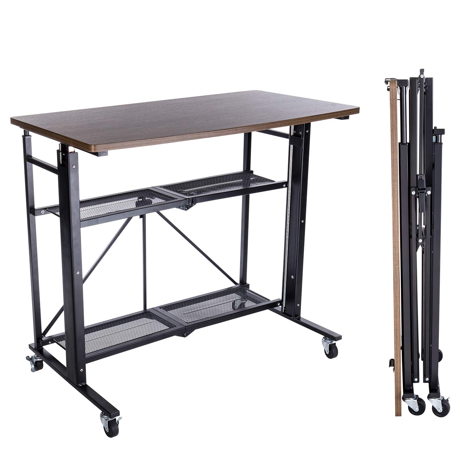 Amazon | E-WIN スタンディングデスク 昇降デスク 【届いてすぐ使える  