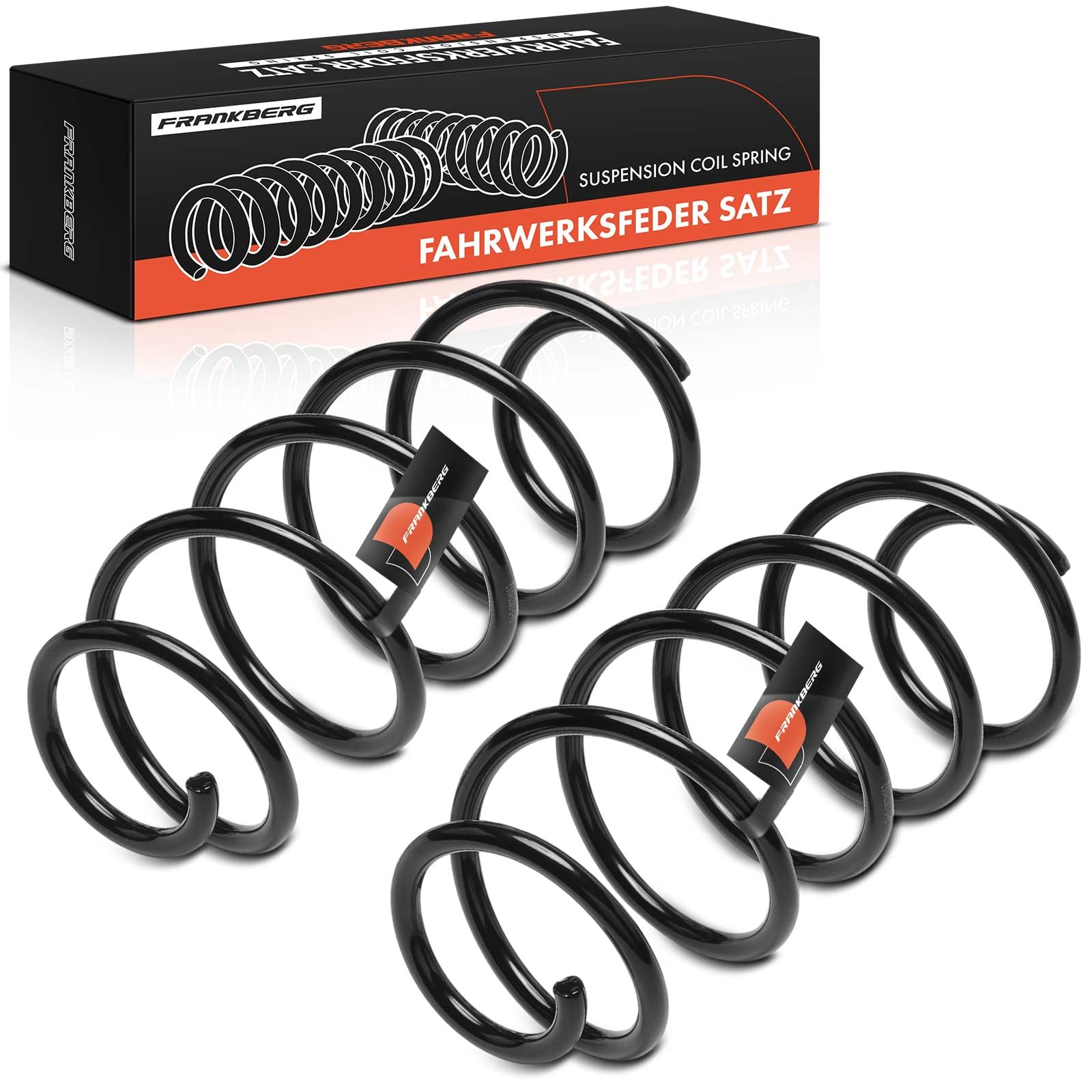 Frankberg 2 ressorts de suspension pour essieu avant 5002TG | Compatible avec: ,