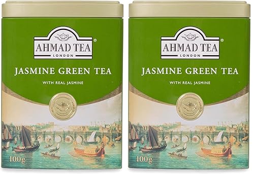 Miniatura 7 de Ahmad Tea Paradise Blend, hojas sueltas de primera calidad, té negro de azahar, 17.64 oz. Naturalmente cafeinado y sin azúcar