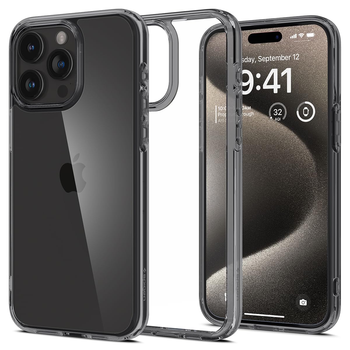Spigen Ultra Hybrid Back Cover Case Compatible with iPhone 15 Pro Max
