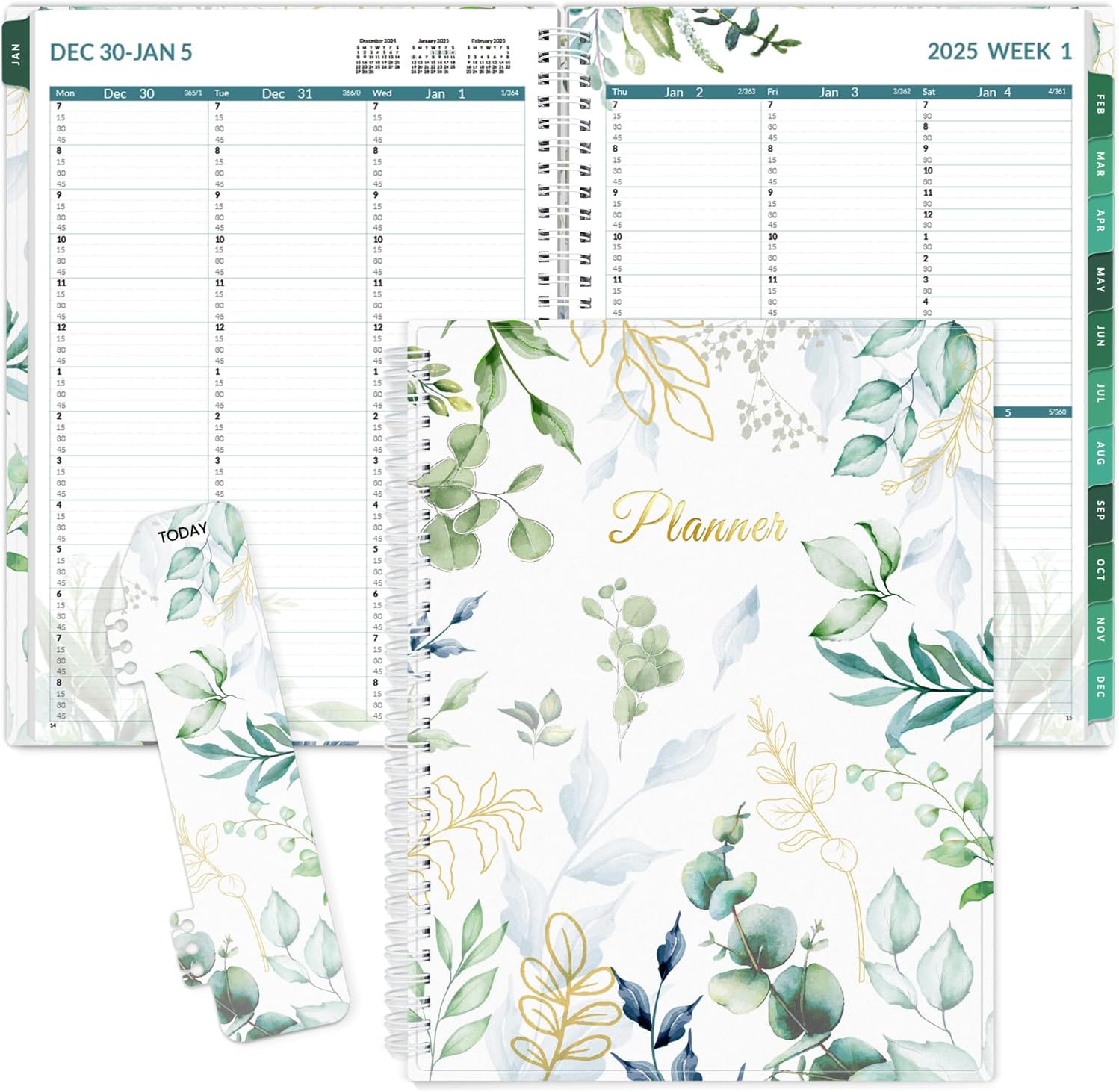 AT-A-GLANCE 2026 Weekly/Monthly Planner - 8.25"x11", Triple View, Quarter-Hourly Appointments, Ink-Resistant Paper - View #5