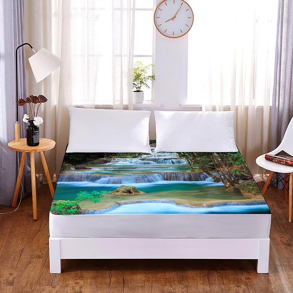 Chickwin Lenzuola Una Piazza e Mezza con Angoli, Blu Bambino 140 x 200 x 25cm Lenzuola in Microfibra PREMIUM - Profondità 30cm, 1 Pezzo Chickwin Lenzuola Una Piazza e Mezza con Angoli, Blu Bambino 140 x 200 x 25cm Lenzuola in Microfibra PREMIUM - Profondità 30cm, 1 Pezzo