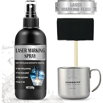WEILAOK Laser Marking Spray Laser Engraving Spray Laser Marking Liquid
