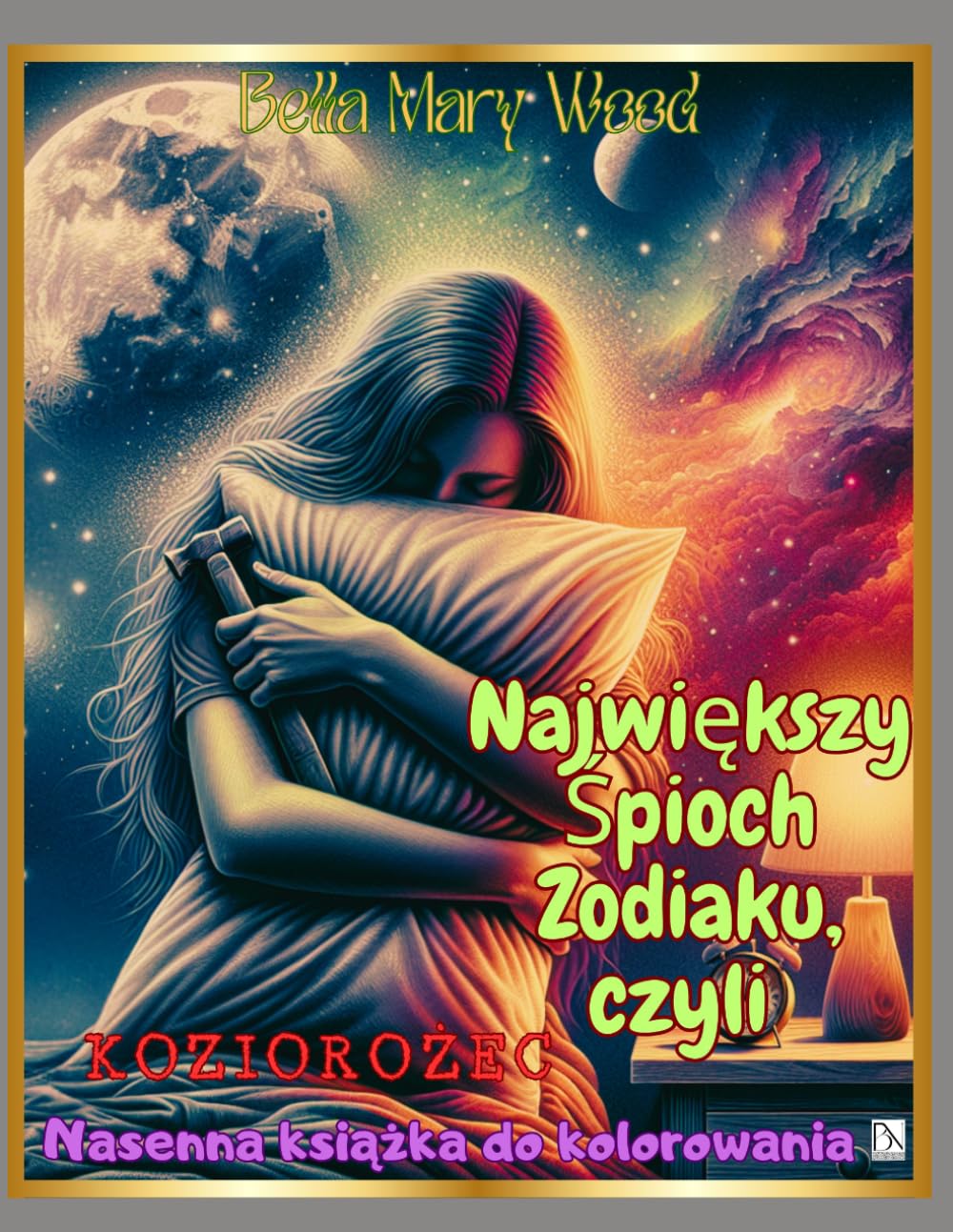 Największy Śpioch zodiaku, czyli Koziorożec: Nasenna książka do kolorowania