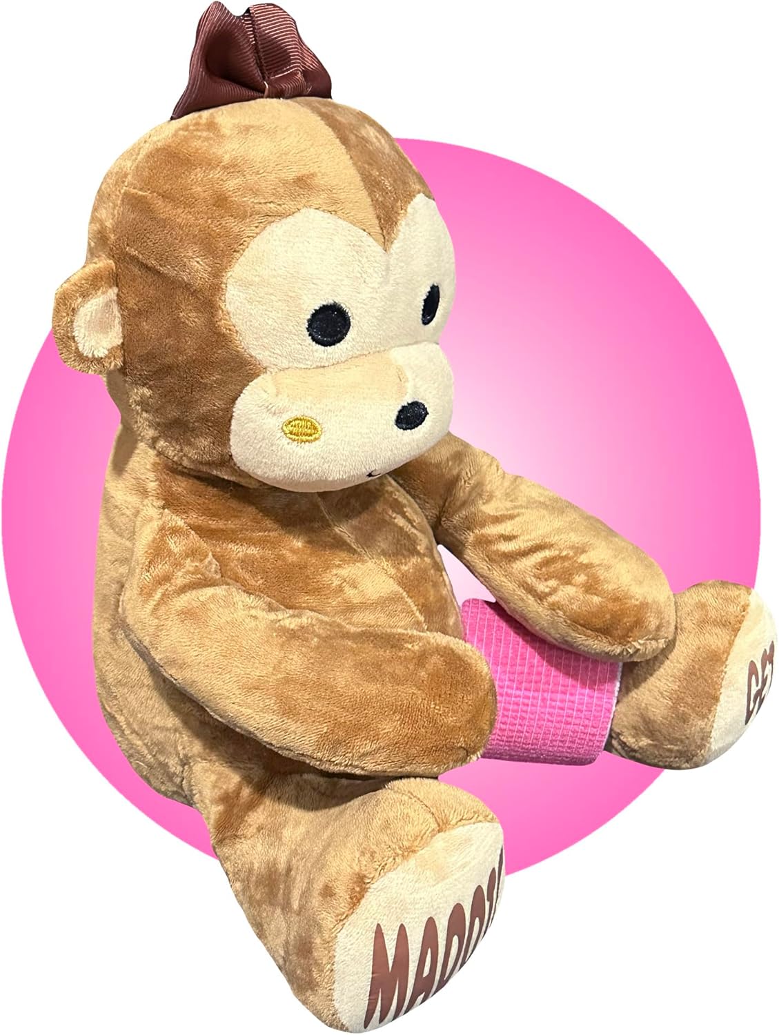 Broken Arm Gifts for Kids - Personalized Monkey Plush - You Choose The cast Location, cast Color and Color Scheme! Broken Leg Gifts for Kids - Gift Wrapped Ready to Go - Stuffed Animal with Cast
