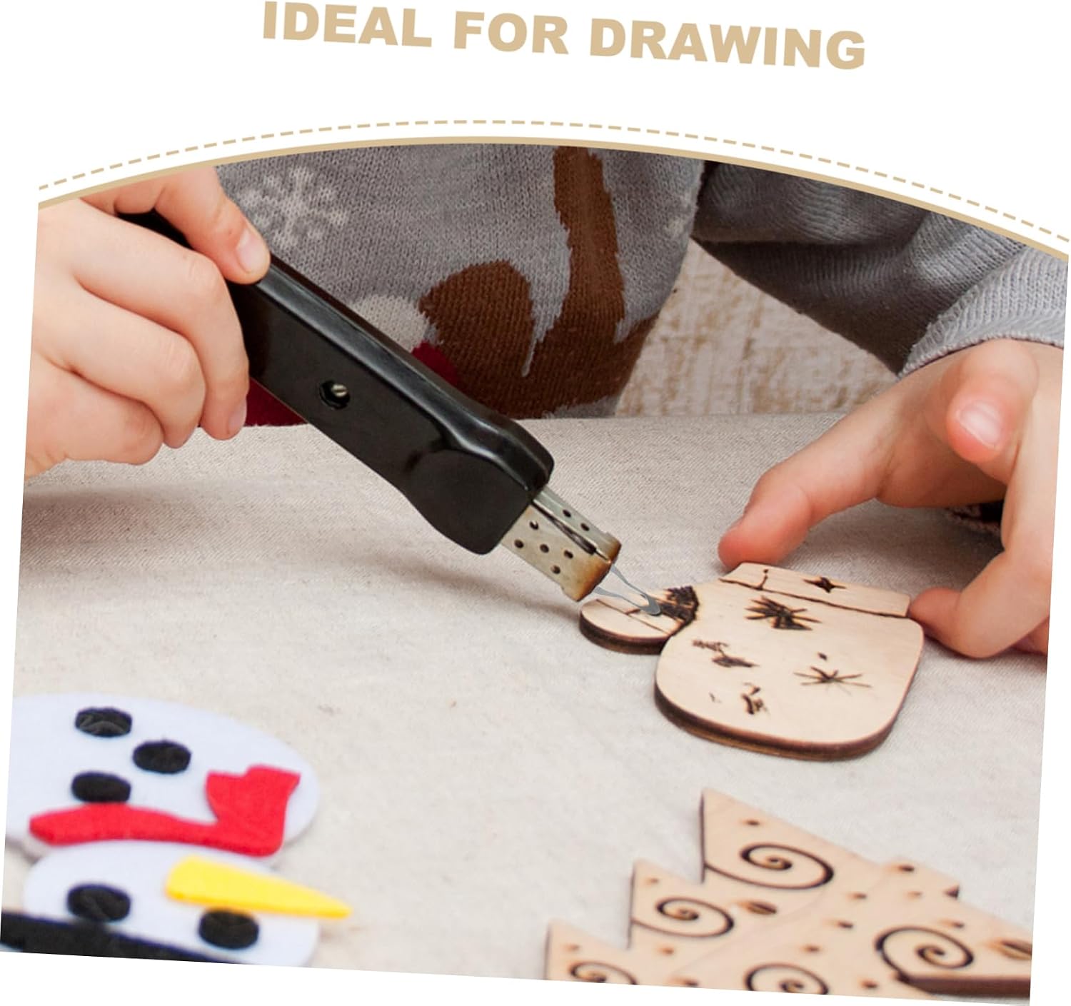 NUOBESTY Professional Electric Wood Burning Tool Tips Set for Pyrography Metal Working and Crafting Compatible Pyrography Pens for DIY Projects and Artistic Shading