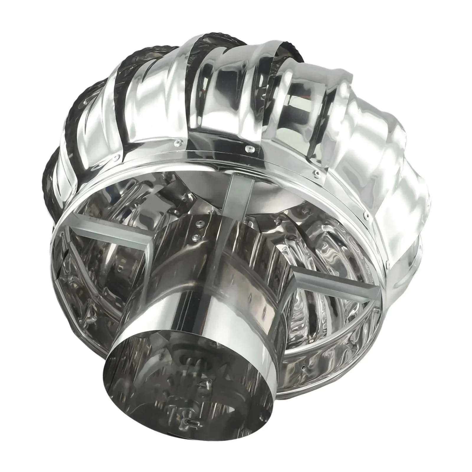 cappuccio per camino, Comignolo rotante in acciaio inox for ventilazione canna fumaria e scarico fumi di varie dimensioni(Diameter150 Mm)