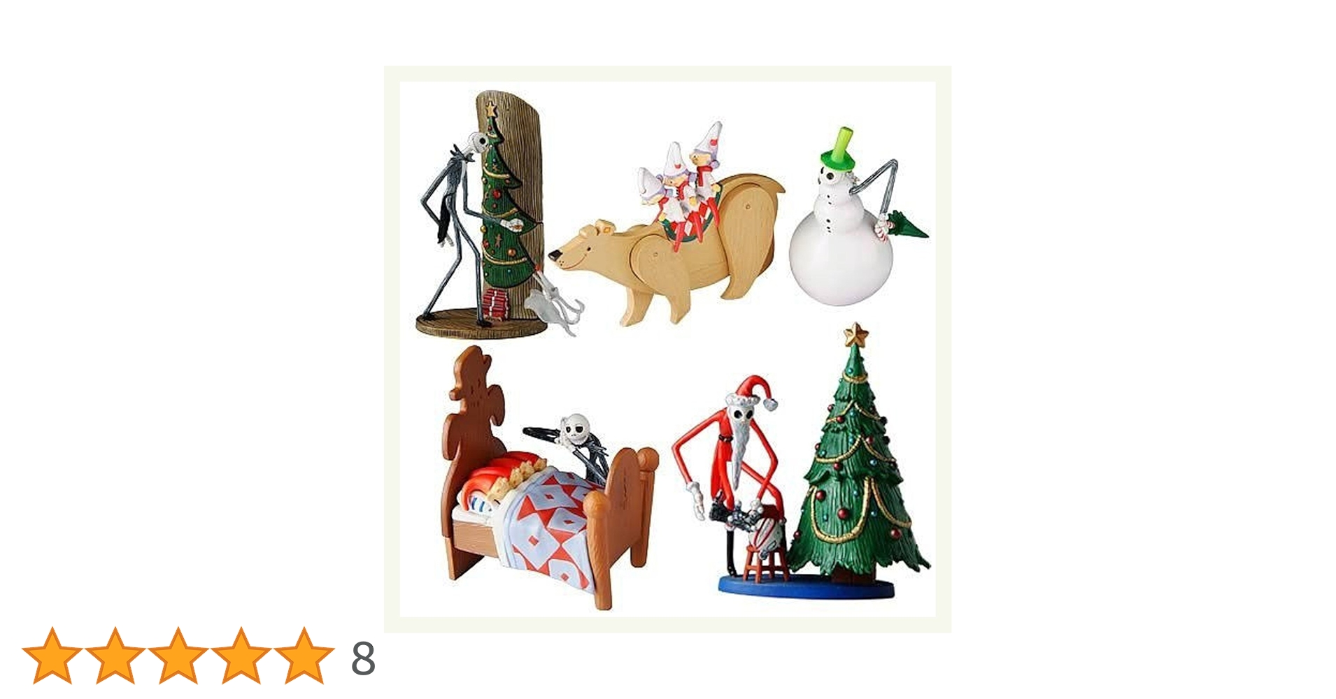 ナイトメア・ビフォア・クリスマス　コレクションドール　フィギュア　４体セット 71WKwzQOjGL.jpg_BO30,255,255,