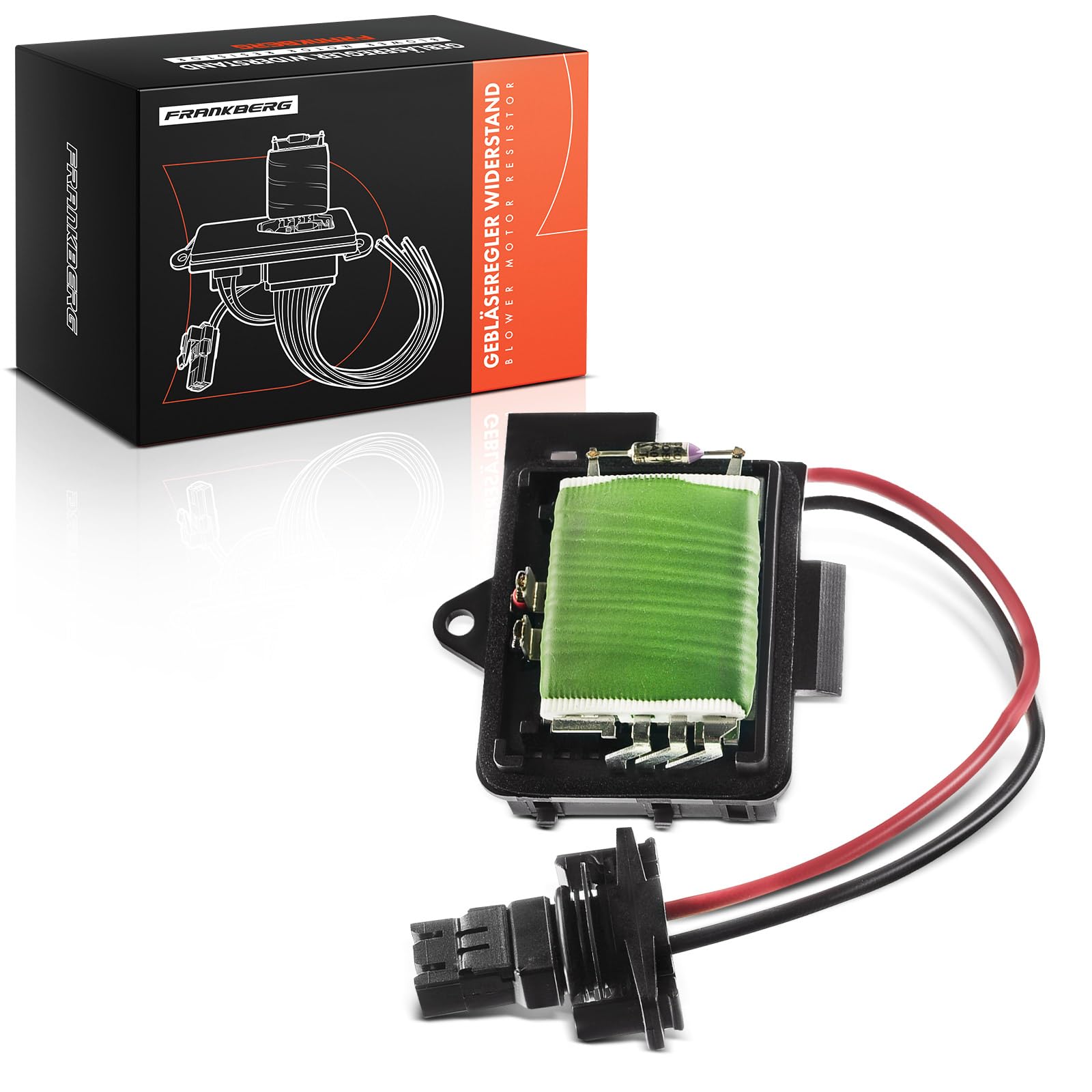 Frankberg Blower Engines Fan Resistor 16-Pins Compatible with Clio II BB CB 1.2-3.0 1998-2003 Kangoo KC0/1 1.2-1.9 1997-2003 Kangoo Express FC0/1 1.2-1.9 1997-2003 Replace# 7701206104