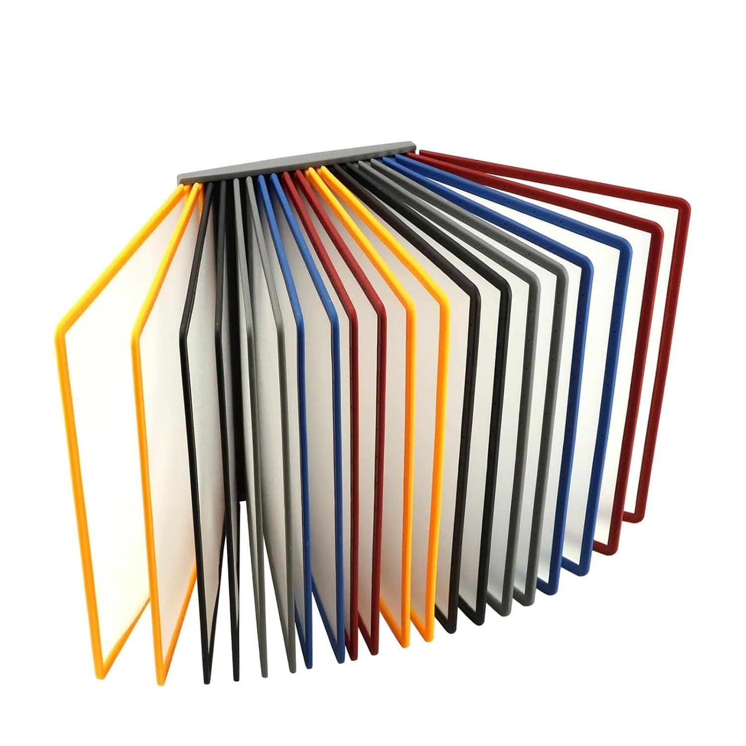 Carpeta abatible montada en la pared, 20 bolsillos de doble cara para una fácil organización y presentación, ideal para oficina, aula y reuniones