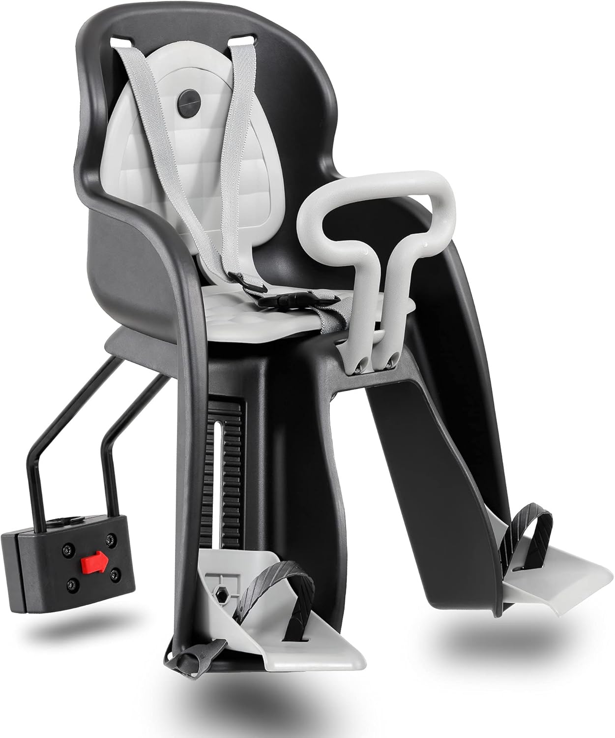 CyclingDeal Bicycle Baby Seat Carrier with Handrail Front Mounted