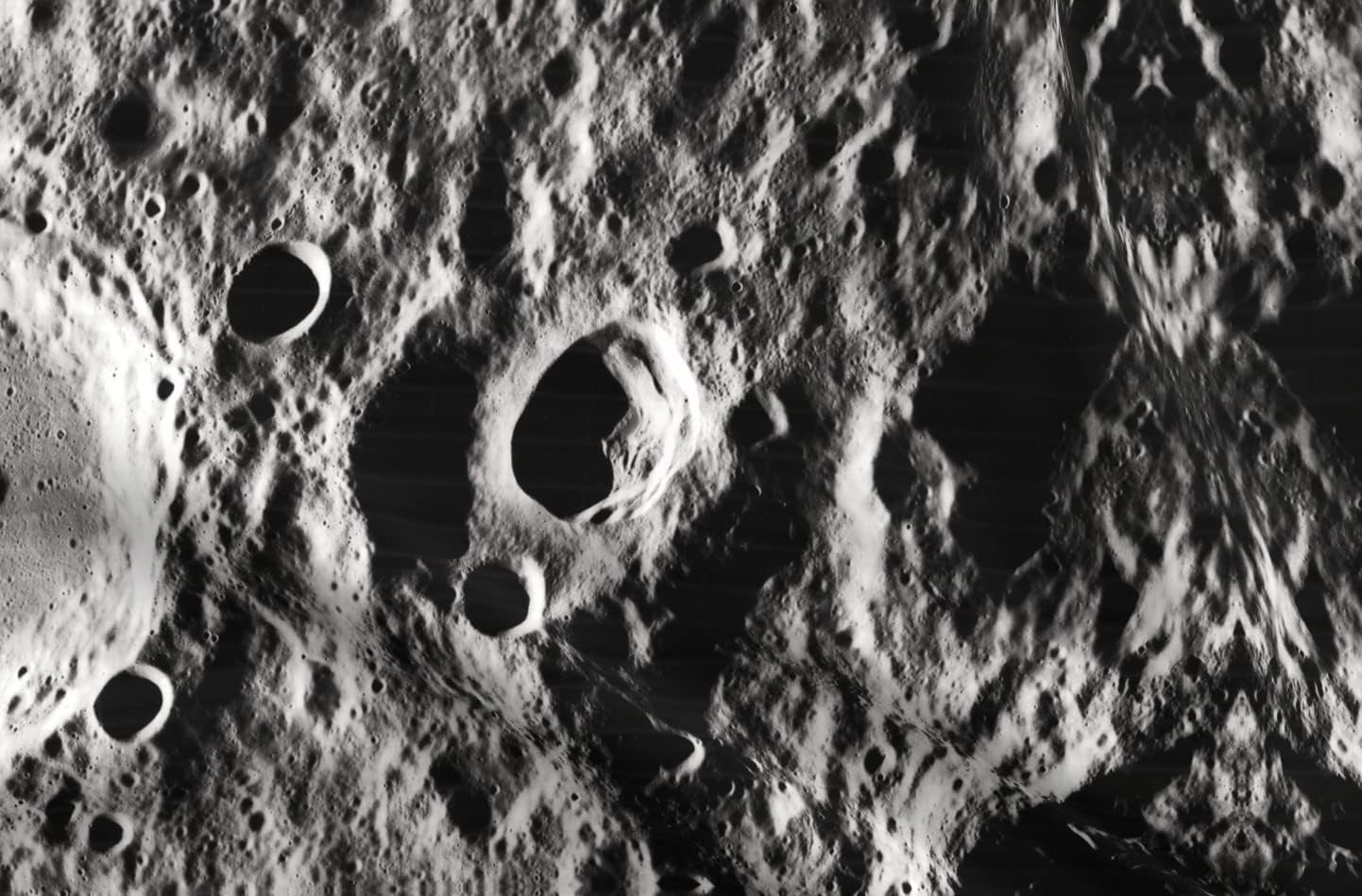 Spoonflower Fabric - Lunar Geek Space Moon Galaxy Grayscale Photography Planet Black Cosmic Printed on Petal Signature Cotton Fabric Fat Quarter - Sewing Quilting Apparel Crafts Decor