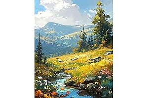 bleihum Landscape Paint by Numbers Kit for Adults: Immerse Yourself in the...