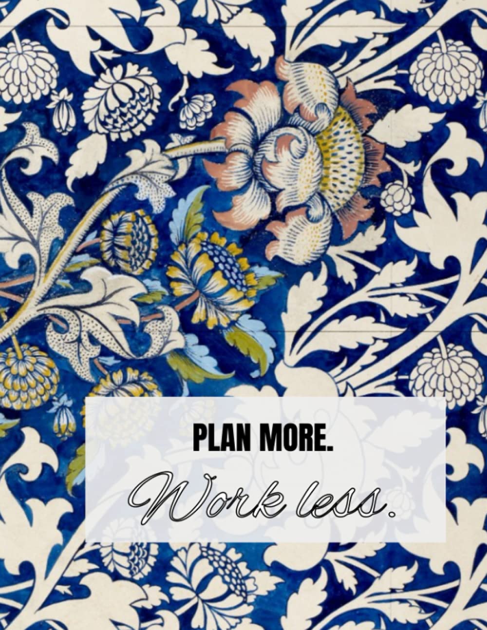 Dot Grid Notebook: Plan more. Work less. | 8.5x11 | For bullet journalling, habit tracking, handwriting and productivity | Beautiful Cover