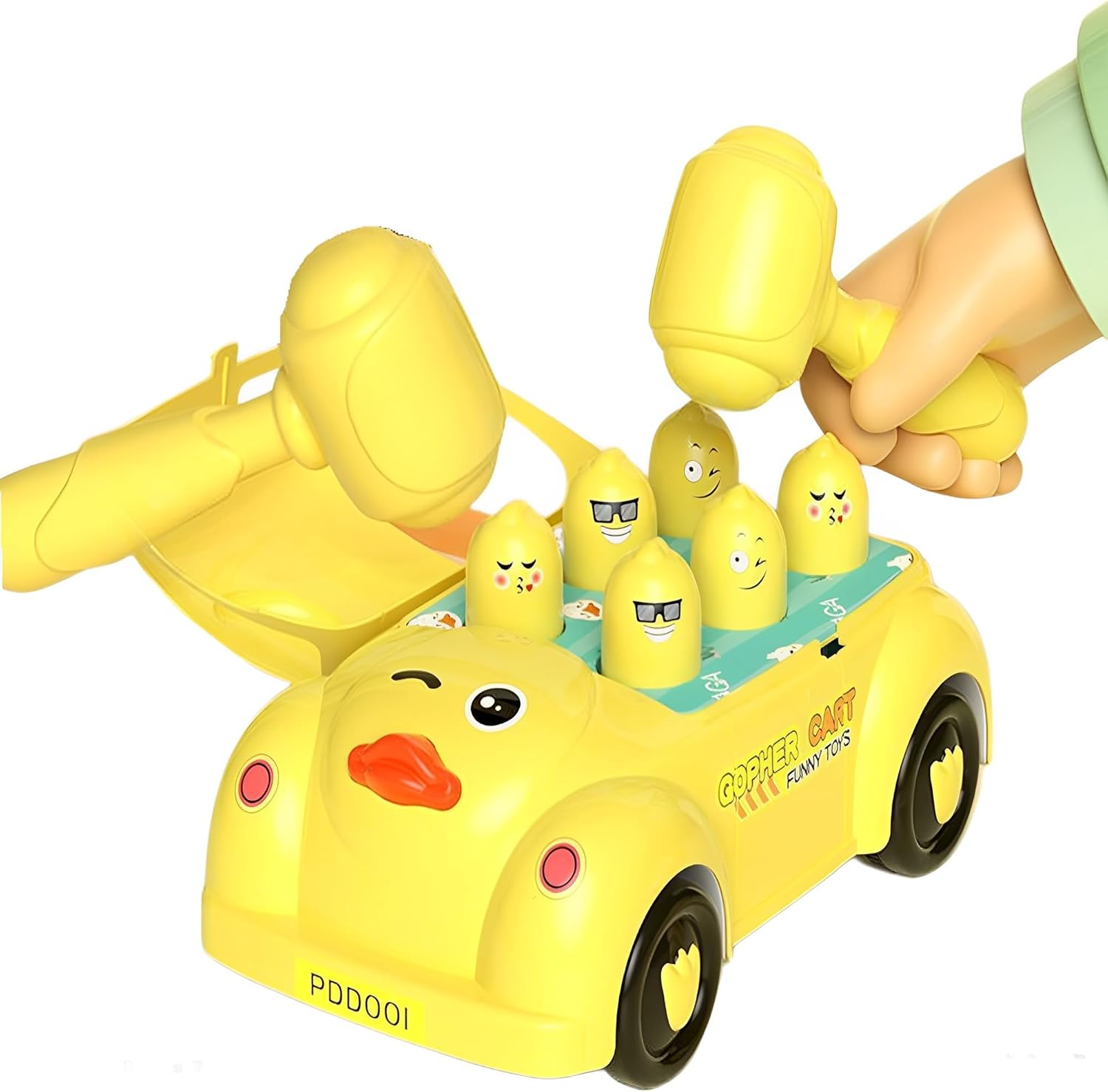 Whack A Mole Game for Toddlers,Baby Toys Cars Toys for Boys