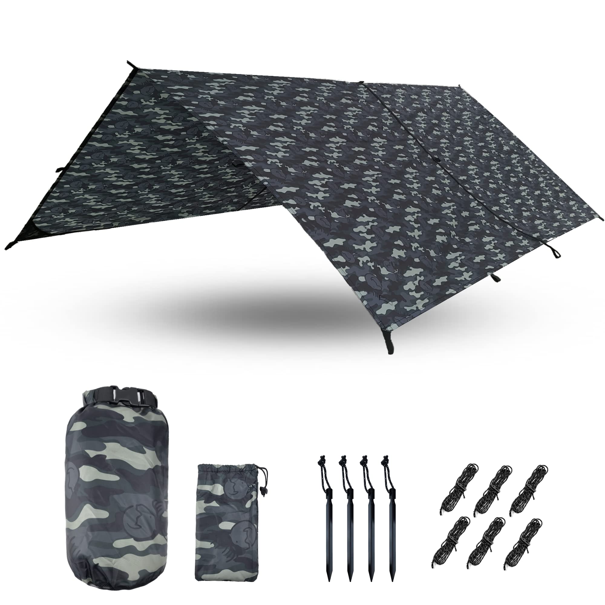 MUDGUD MUDGUD® Lichtgewicht tentzeil, tarp voor hangmat, voor camping