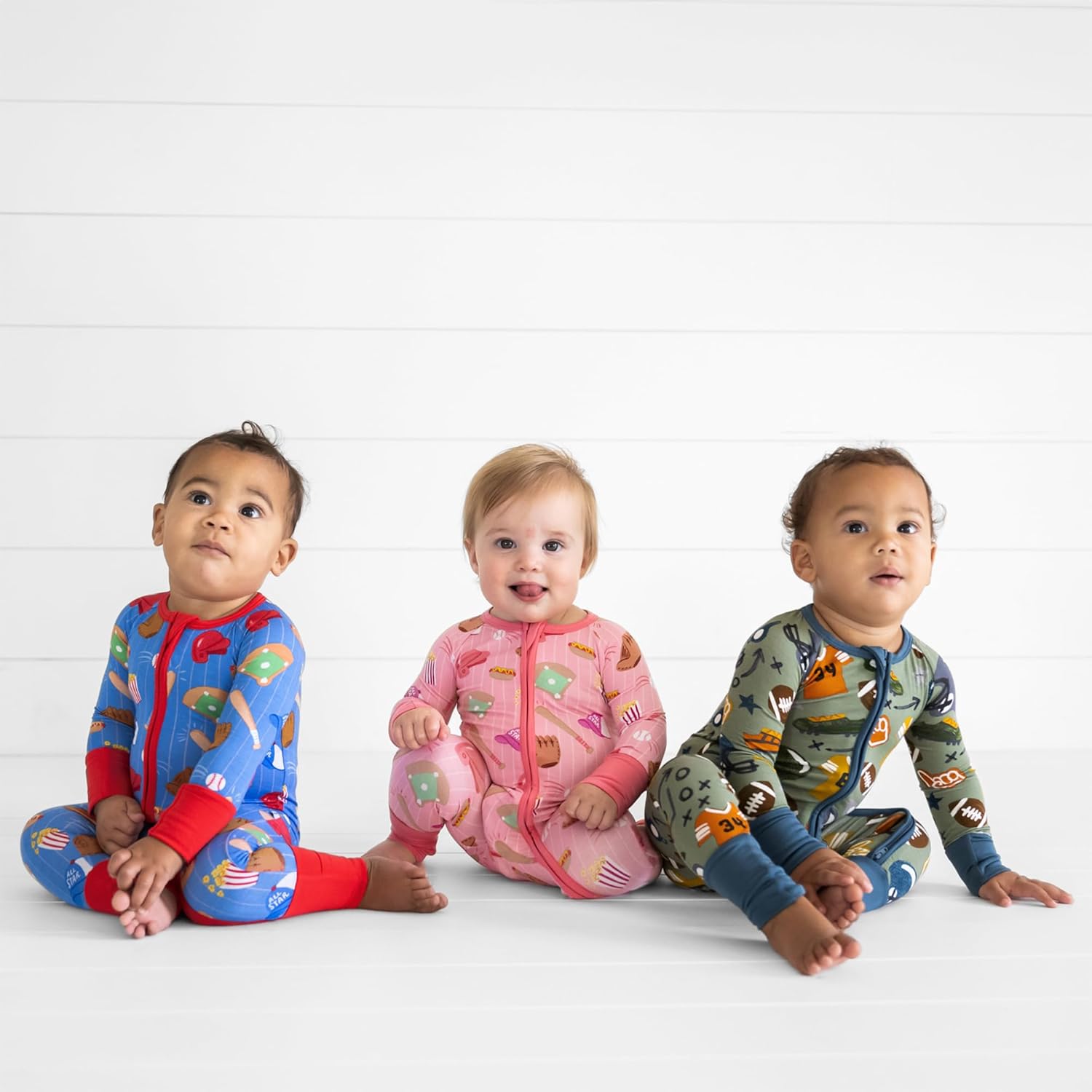 Little Sleepies Pajamas for Baby Boys & Girls, Viscose from Bamboo Baby Pajamas, Preemie & Newborn Sleepers, 2-Way Zipper PJs - Image 3