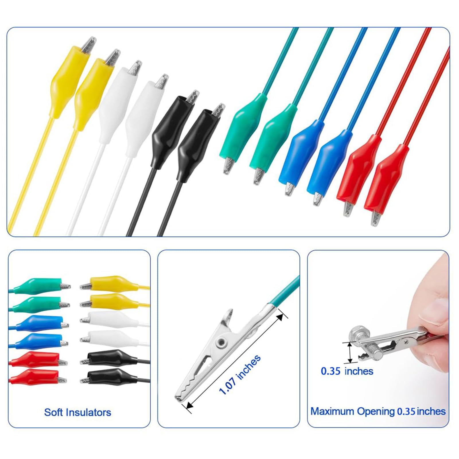 Auto Morsetti della Batteria, Coccodrillo Elettrico Clips, Morsetto di Avvio, Mo