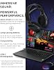 Lenovo Legion H410 Auriculares Gamer Inalámbricos, Conexión Bluetooth o USB-A 2.4 GHz, Ligeros (304 Gramos), Diadema Ajustable, Micrófono Giratorio para Silenciar, Negro 6