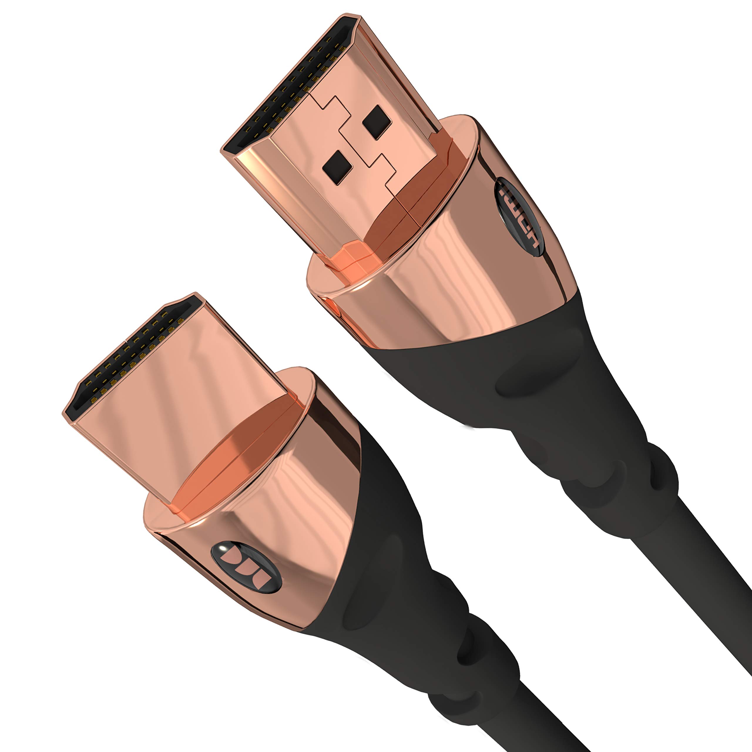 Monster 12Ft HDMI Electronic Cable 4K Ultra Hd with Ethernet Cord 60/120 Hz Refresh Speed 21Gbps 1080p Video Corrosion Resistant Gold Contact for Projector/Laptop/Monitor/Television/Personal Computer