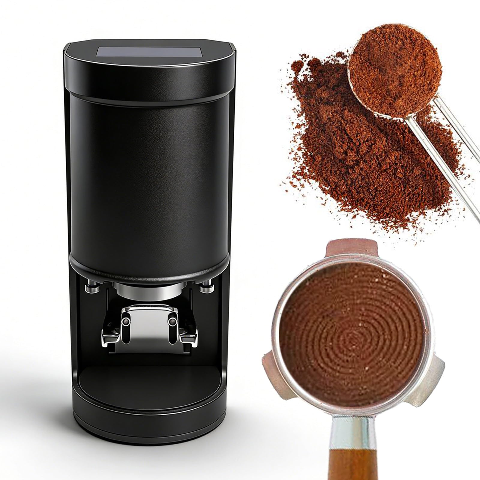 Tamper automatique 58mm avec pression réglable 5 à 30 kg en inox