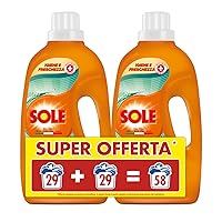 Sole Detersivo Lavatrice Igiene e Freschezza 58 Lavaggi, Formula igienizzante Contro