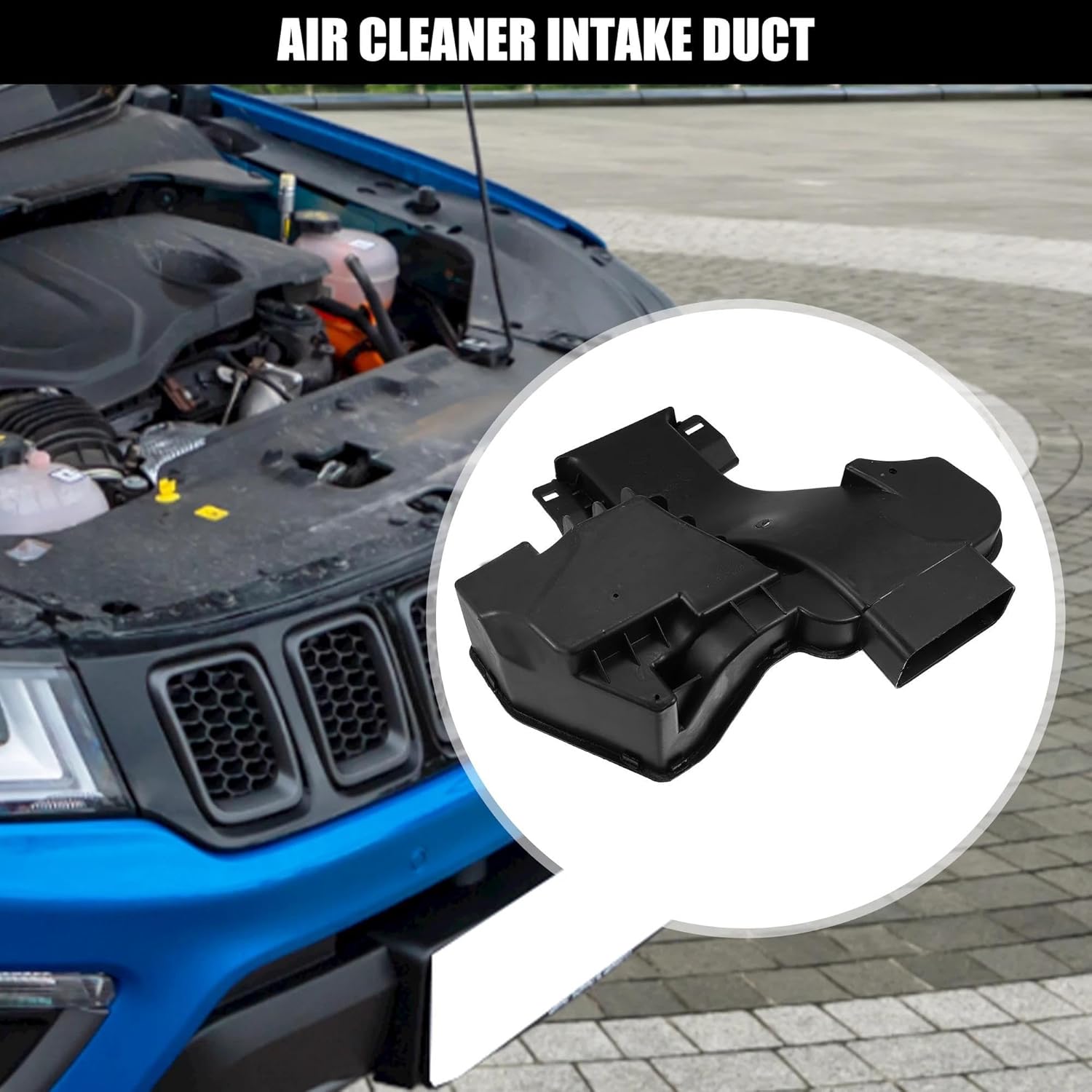 エアインテークパイプ ジープ用コンパス用パトリオット用 2007-2017 4 シル 2.0L/2.4 インテークホース 車のエアダクト吸気ホースチューブ用コンパス 2007-2017 パトリオット 2008-2017 4593913A