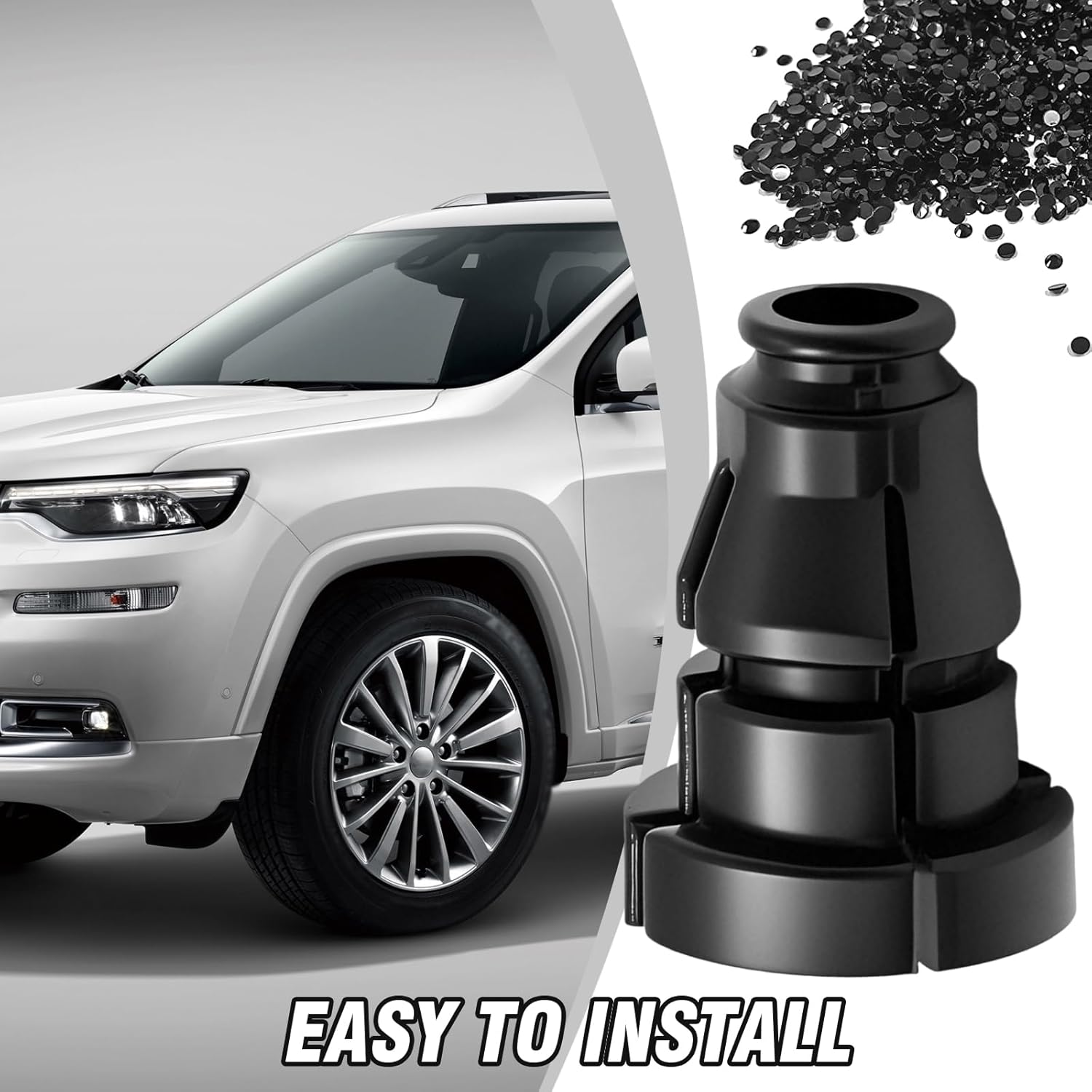 1K0798741 Universal Brake Clutch Slave Master Cylinder Pipe Connector Joint Clip Seal Gasket Repair Kit, Replaces 02F141143A