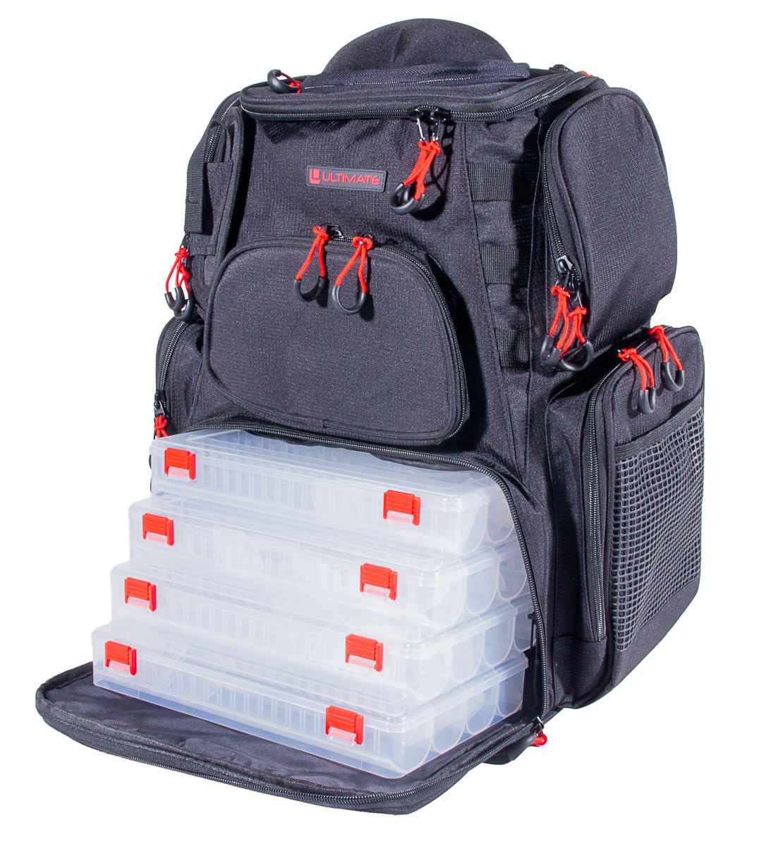 Ultimate Sac À Dos Caster Backpack (avec 4 Boîtes De Pêche) - Sac À Dos Pêche