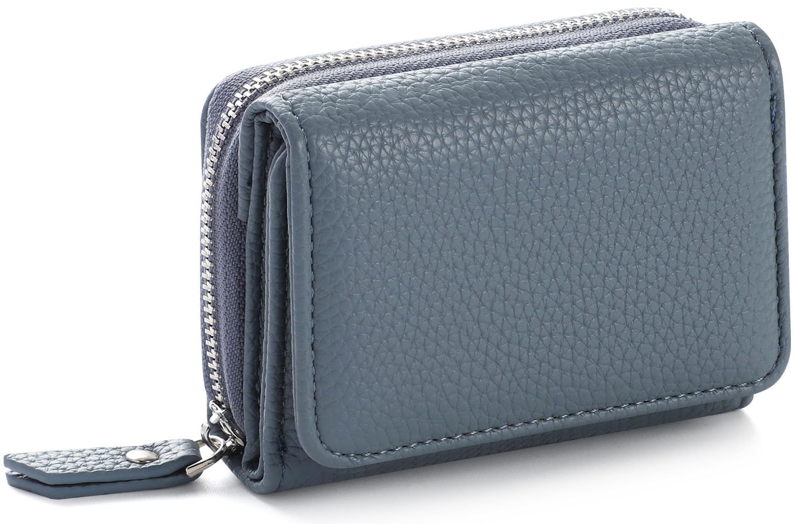 RRANCharltu Geldbörse Damen Klein Leder Kleines Portemonnaie Damen Mini Geldbeutel mit Zipper Münzfach Kartenfächer