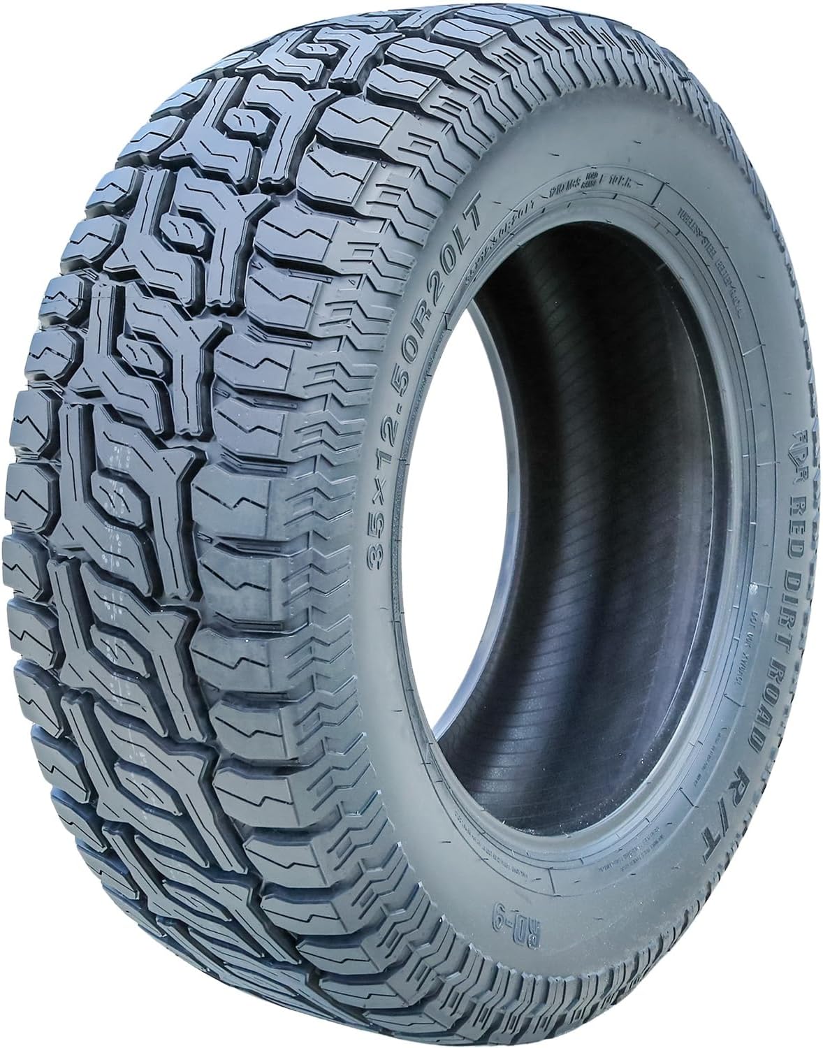 RD-9 R/T All-Terrain Mud Off-Road Light Truck Radial Tire-35X12.50R20LT 35X12.50X20 35X12.50-20 121Q Load Range E LRE 10-Ply BSW Black Side Wall