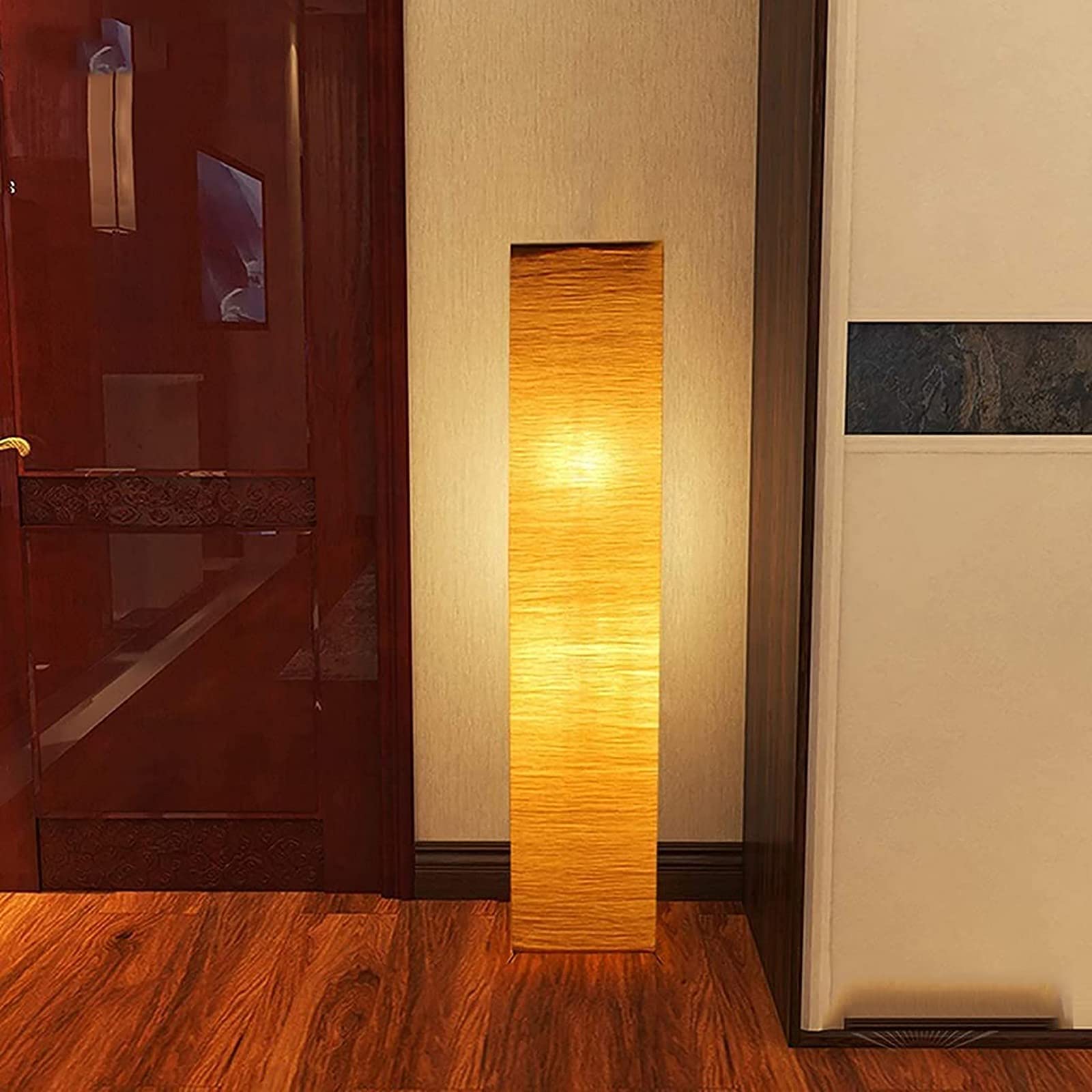 CCXXYGWJ Lampada da in Carta di Riso - Luce soffusa per l'arredamento della Camera da Letto e del Soggiorno Ele Apparecchio di Illuminazione per l'ambiente Domestico Minimalista SLE