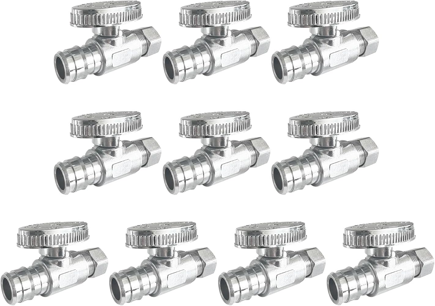 SUNGATOR 12 Pack Pex A Expansion 1/2" x 1/2" Female NPT Adapter Brass Fitting, No Lead Brass, ASTM F1960 ONLY For Pex-A Tubing