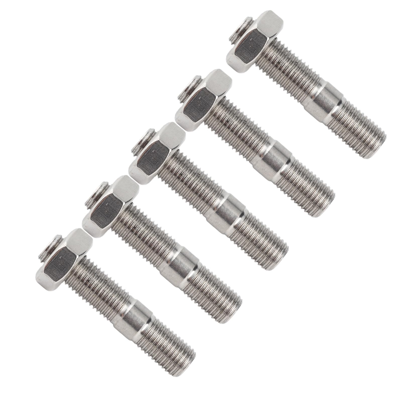 M10x1.25 50mm 5 pièces Turbo vis et écrous, Kit de goujons Turbo pour M itsubishi DSM 1G, EVO1~10