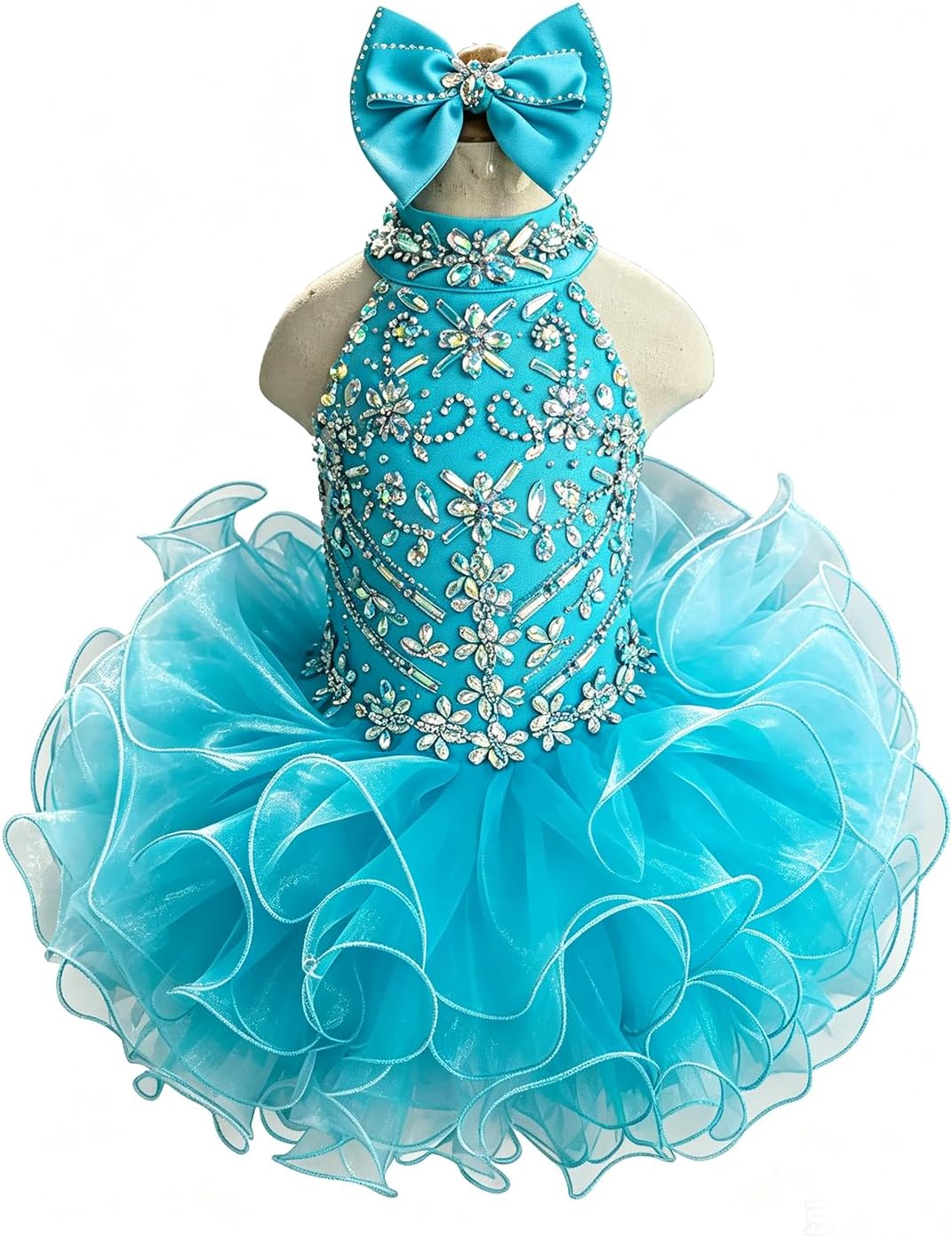Jenniferwu Infant Toddler Baby Newborn Little Girl's Pageant Party Birthday Dress
