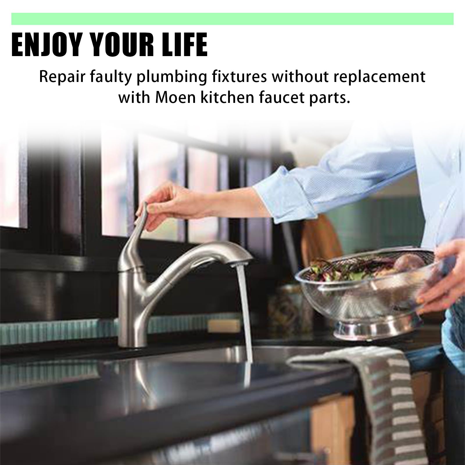 Replacement Handle Adapter Kit for Moen 100429, Single Handle