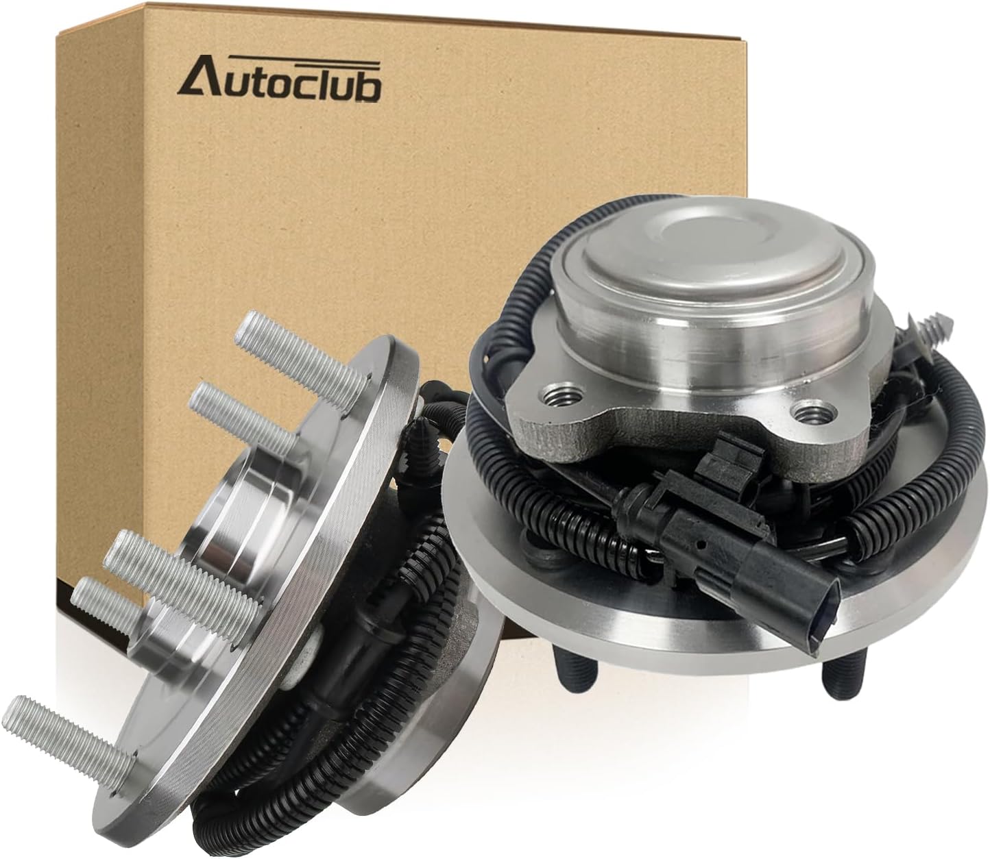 AUTOCLUB Rear for Dodge Grand Caravan 2012 2013 2014 2015 2016 2017 2018 2019 2020 Wheel Bearing Hub Assembly, for Chrysler Town & Country Ram C/V 2012 2013 2014 2015, for VW Routan Replacement 2Pcs