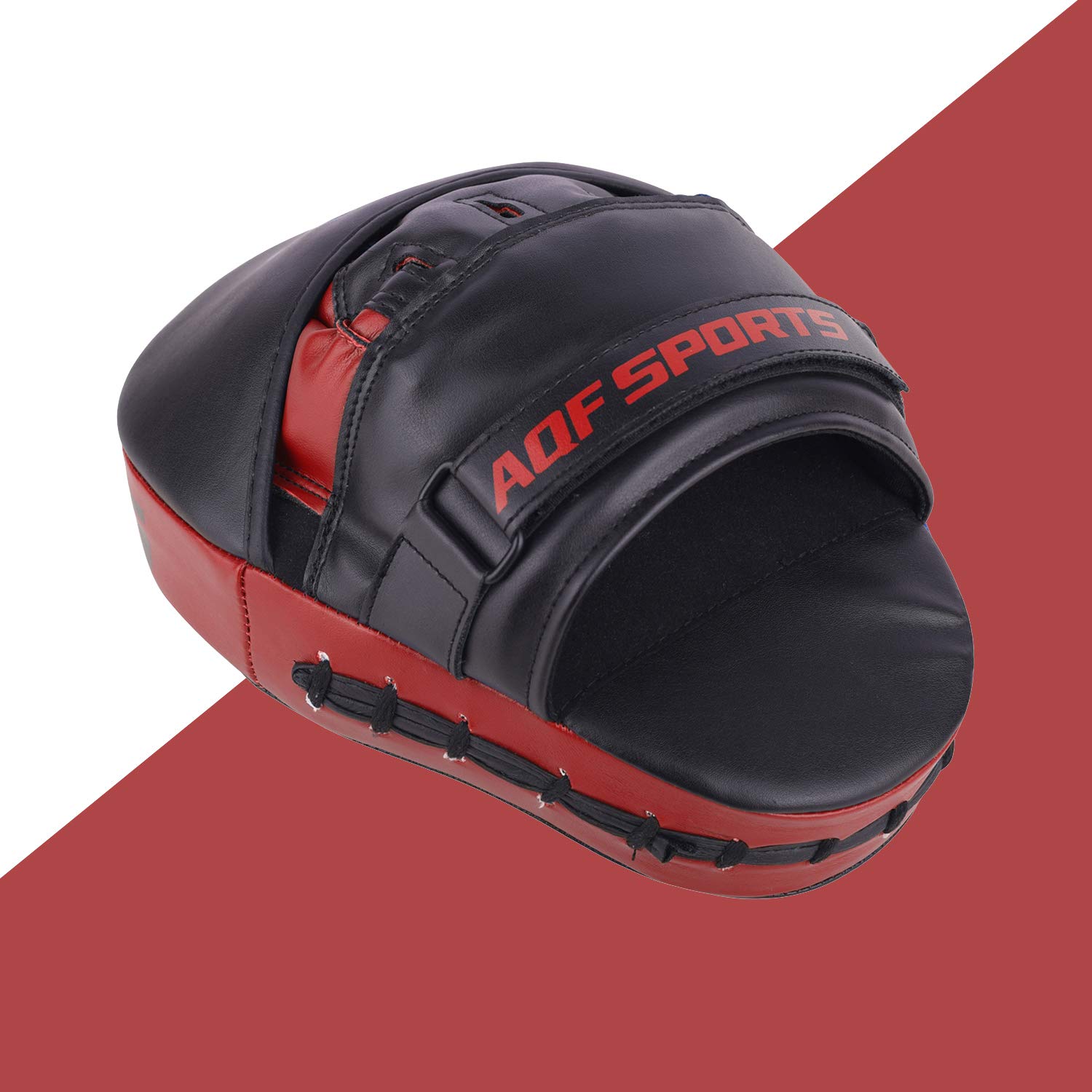 AQF Pattes d'Ours Boxe, Gant de Taekwondo, Pao, Entraînement de Sport de Combat, Mitaines en Cuir Synthétique Avec Sangle Ajustable, Bouclier Courbe Pads Pour Muay Thai & MMA