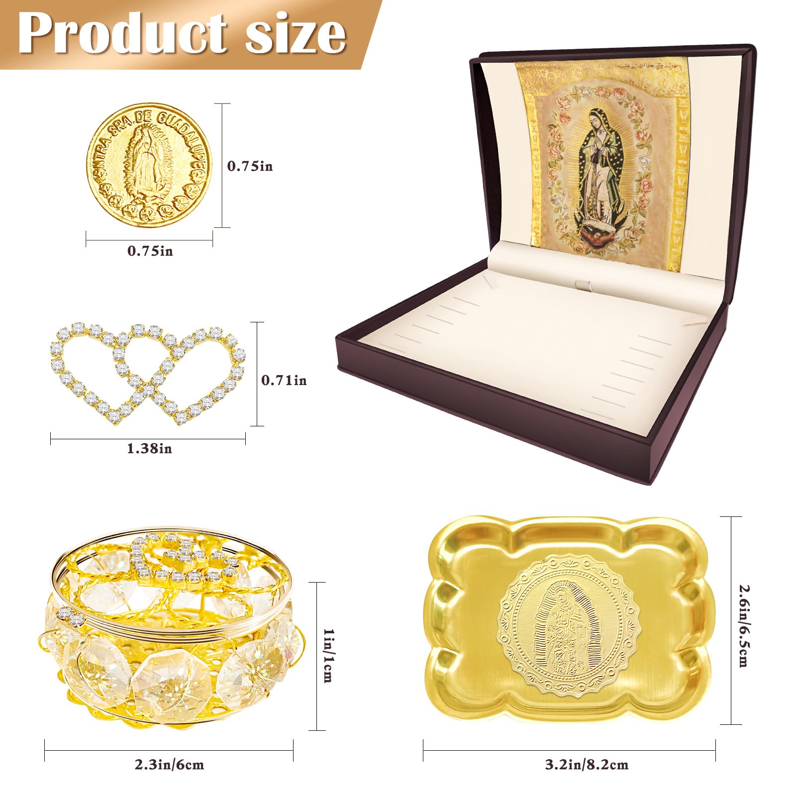 Esnoyarras De Boda Catolica Virgen De Guadalupe Gifts Arras Para |  Desertcart Seychelles, image size:1600x1600