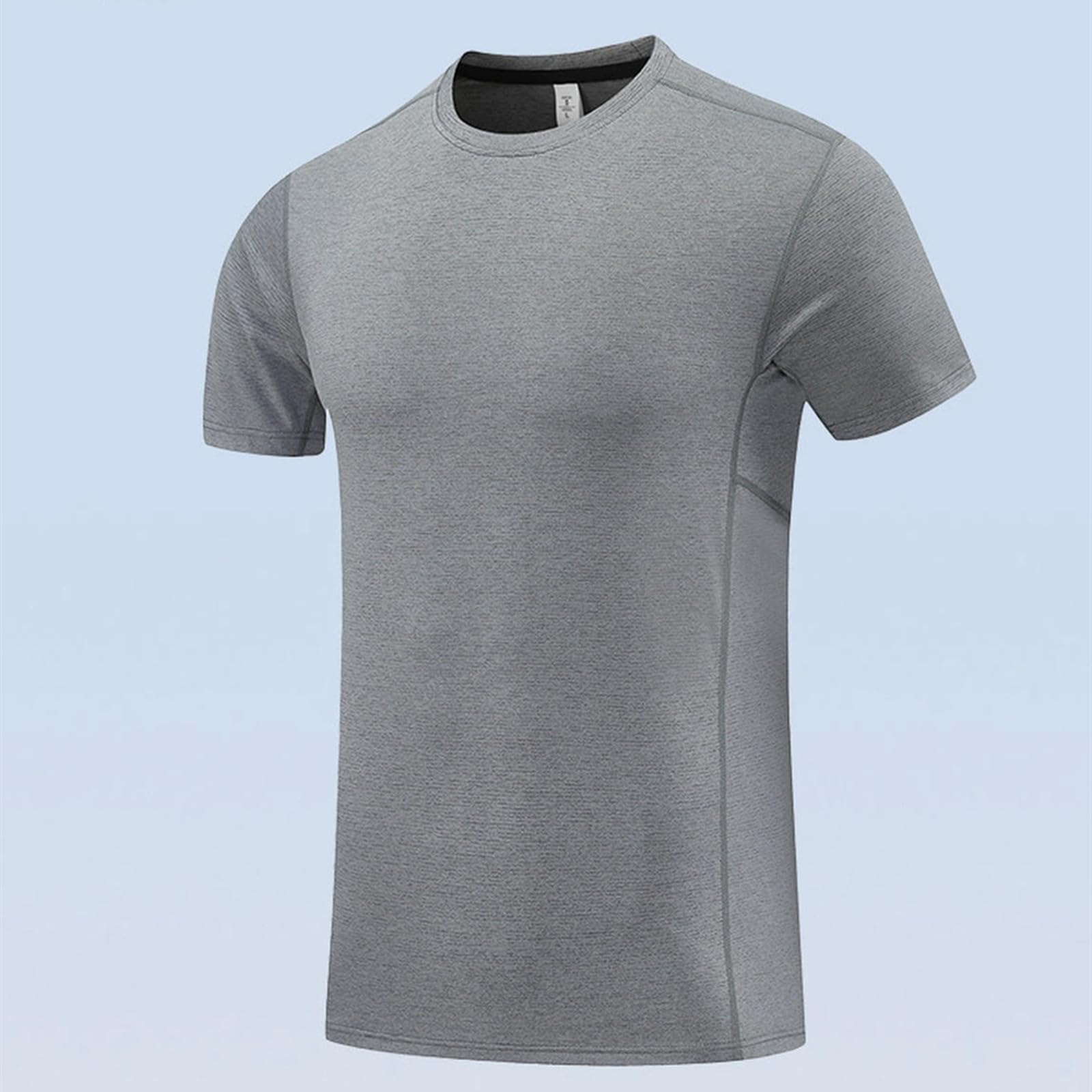 Męskie T-shirty Męska Szybkoschnąca Koszulka Fitness - Letnia Oddychająca Koszulka Z Okrągłym Dekoltem Z Krótkim Rękawem Do Biegania Sportów