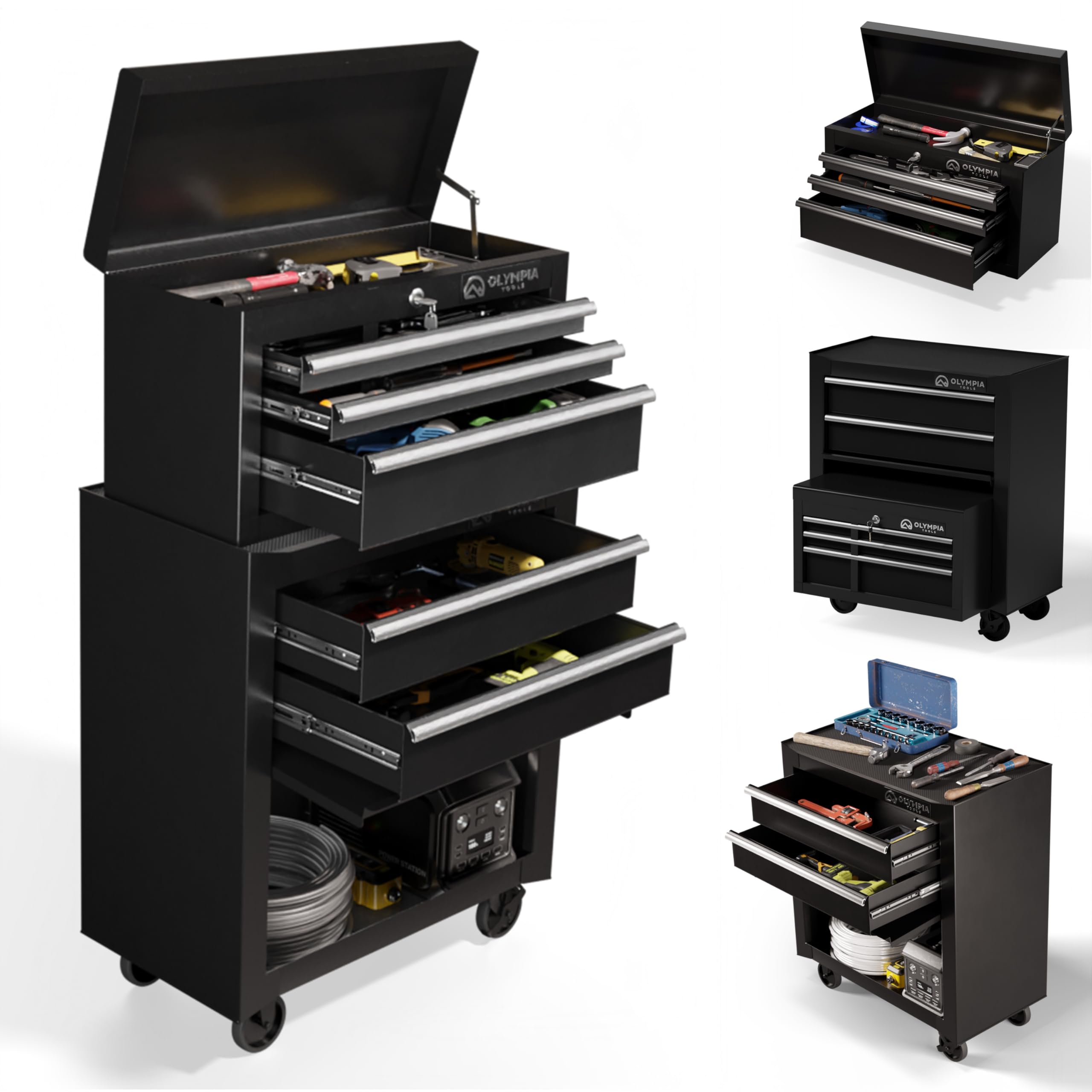 Amazon.com: Olympia Tools Tool Chest Cabinet with Drawer - Tool